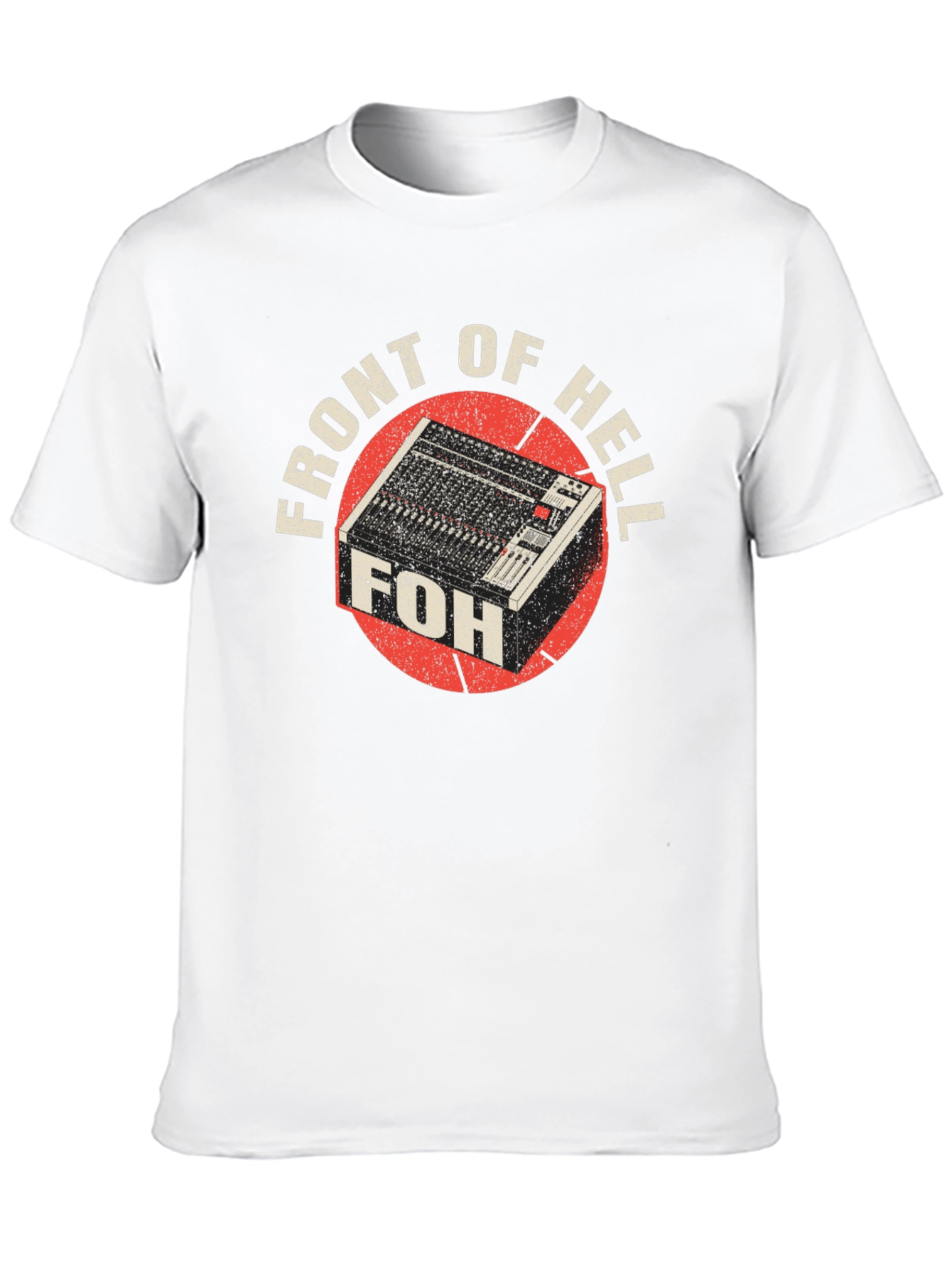 Front of Hell (FOH) Mixing Console T-Shirt