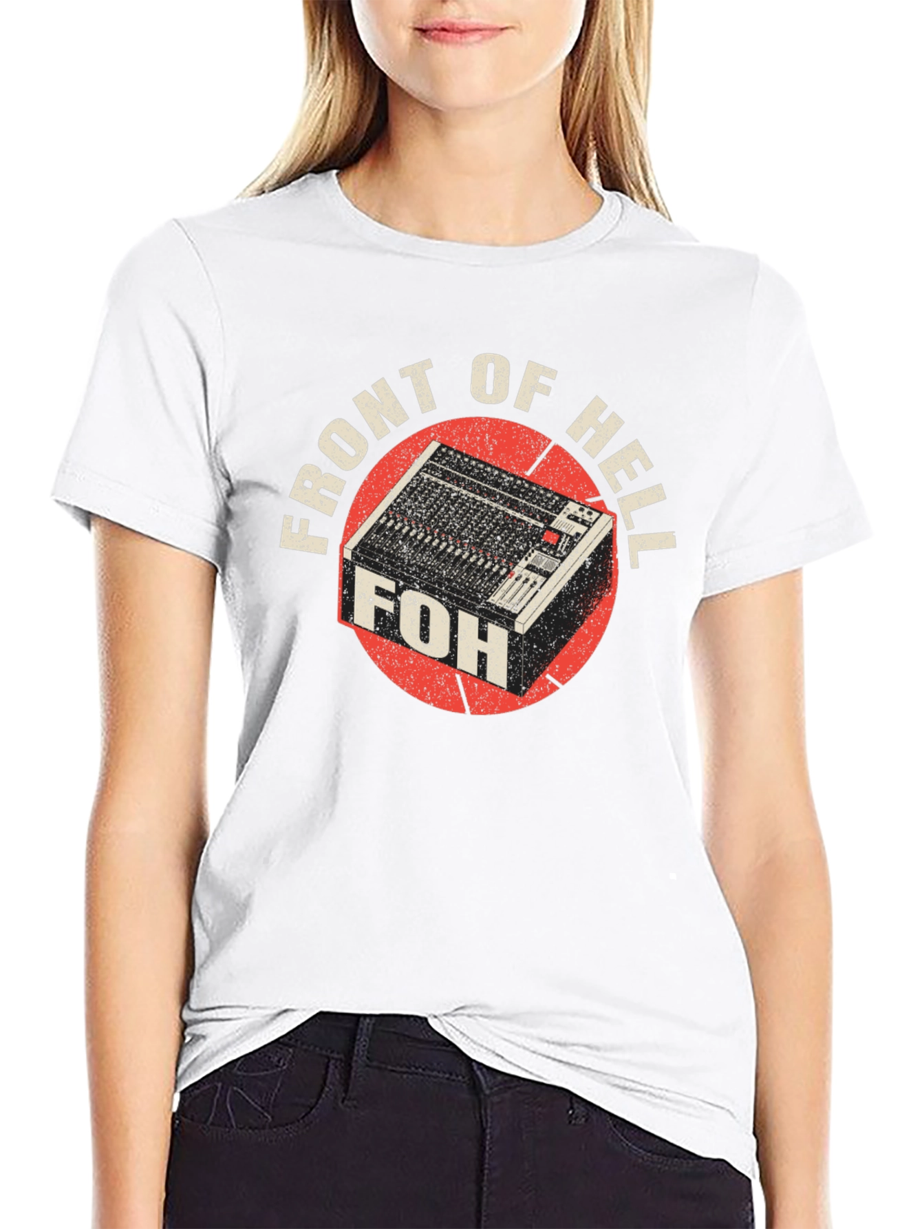 Front of Hell (FOH) Mixing Console T-Shirt