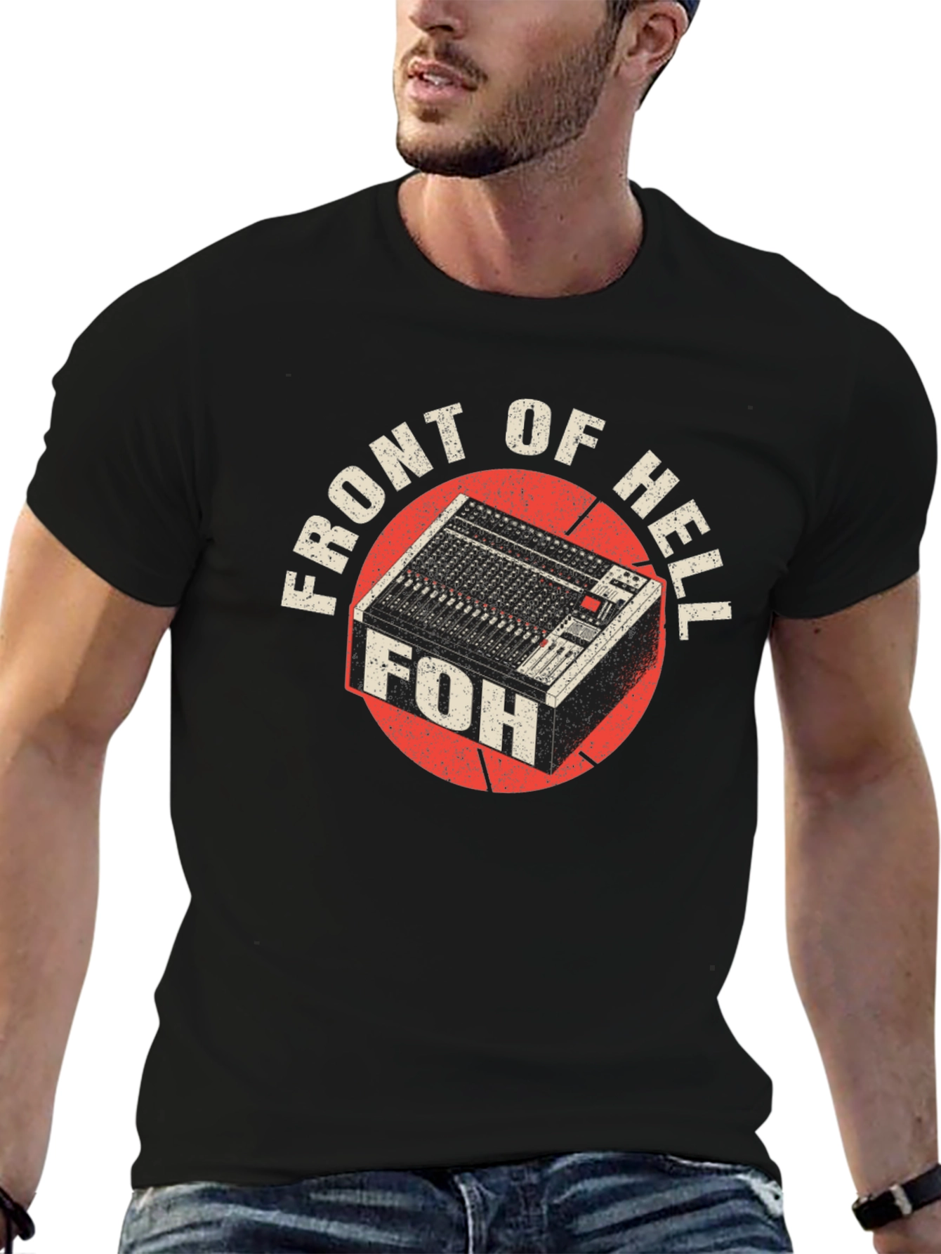 Front of Hell (FOH) Mixing Console T-Shirt