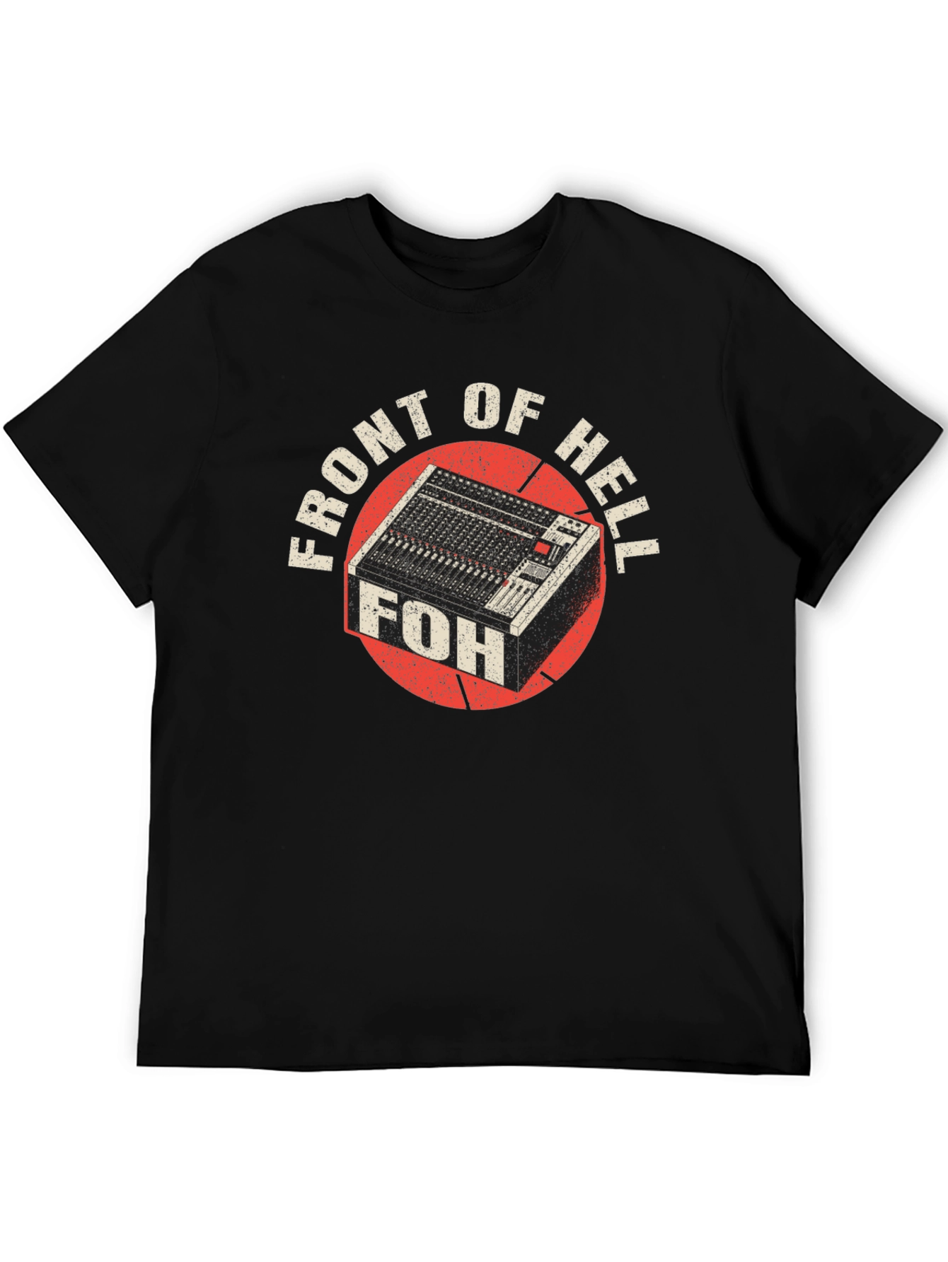 Front of Hell (FOH) Mixing Console T-Shirt