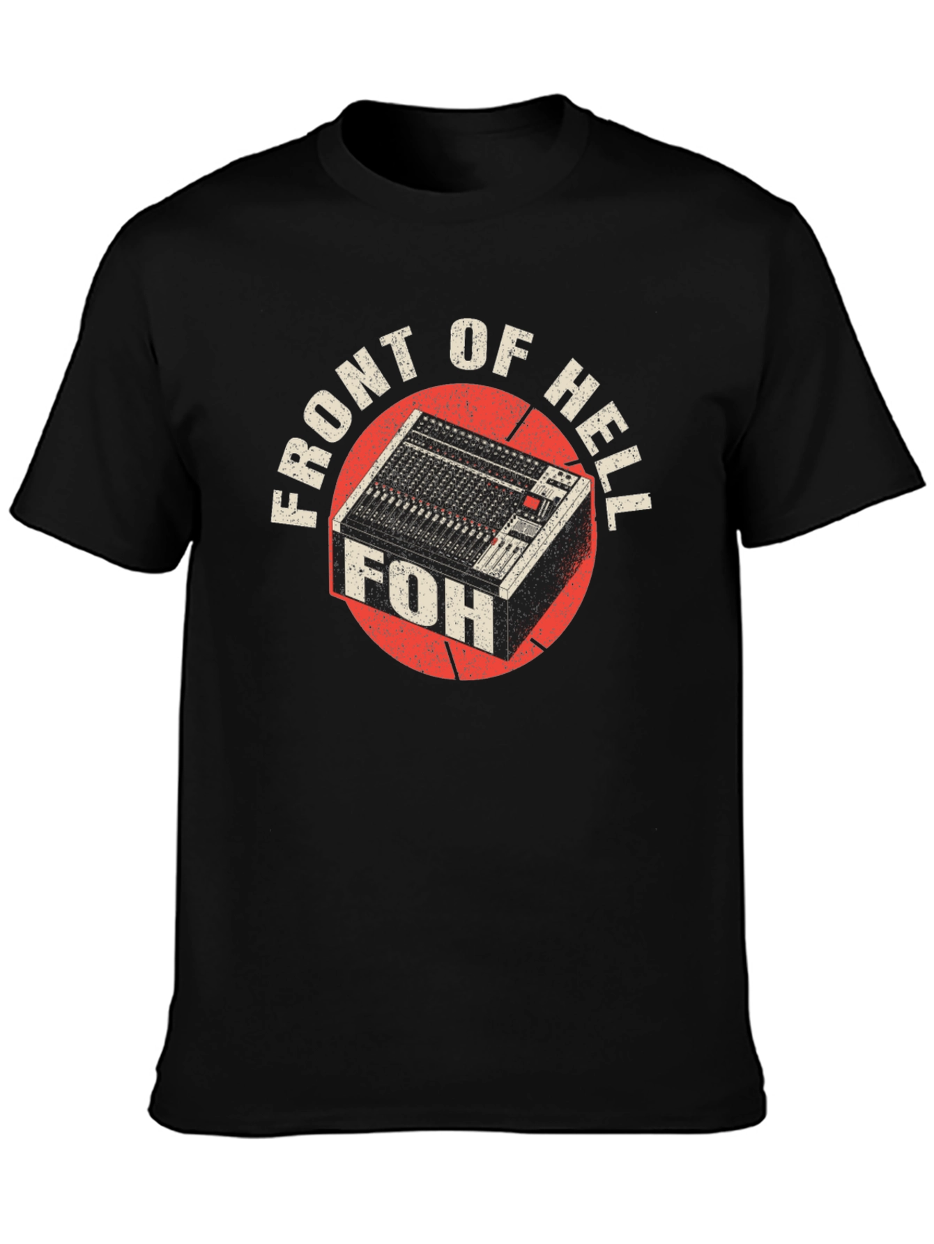 Front of Hell (FOH) Mixing Console T-Shirt