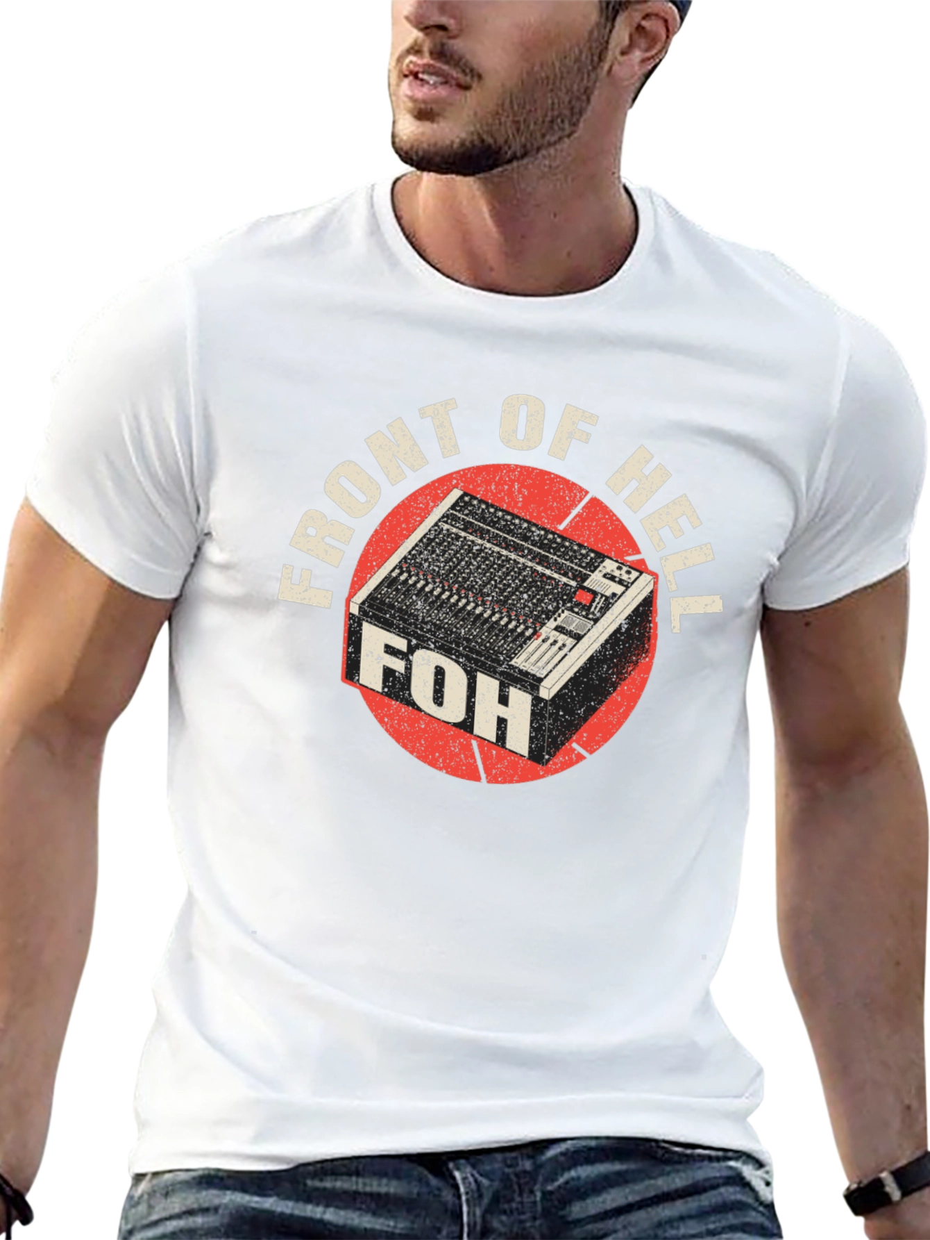 Front of Hell (FOH) Mixing Console T-Shirt
