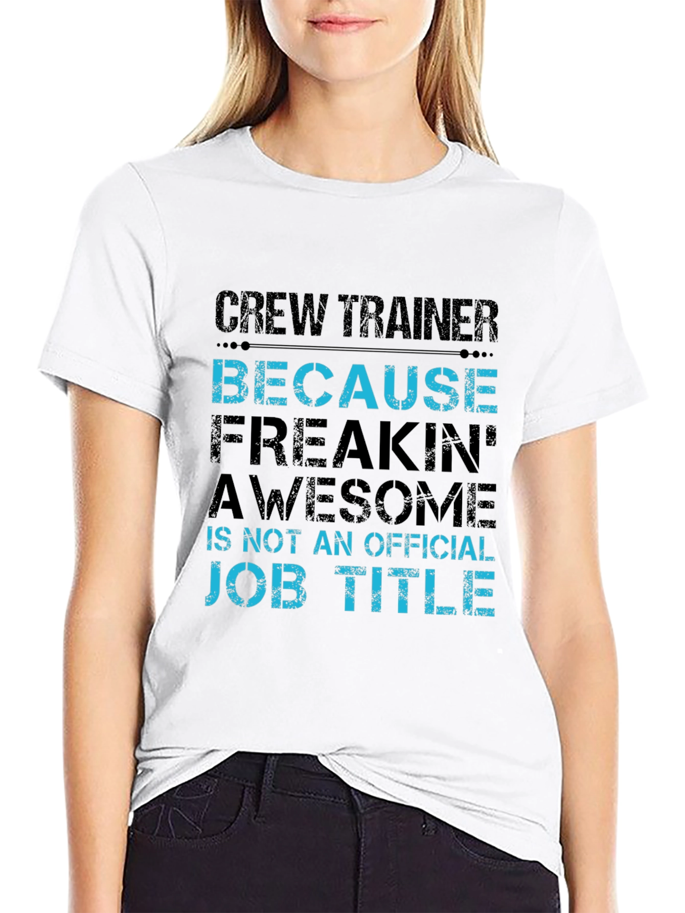 Crew Trainer Funny Job Title T-Shirt