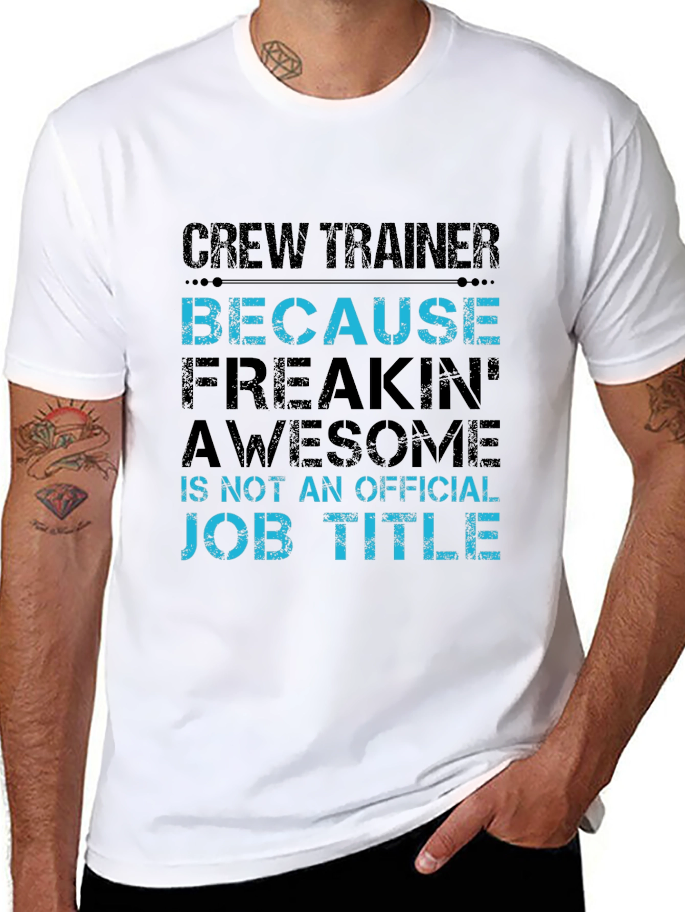 Crew Trainer Funny Job Title T-Shirt