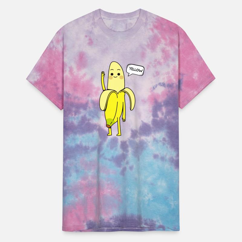 Yellow Fruit Says Hello Funny Banana Greeting Cute