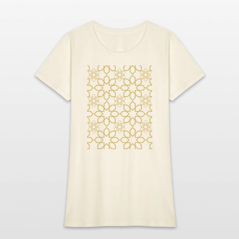 Yellow Gold Geometric T-Shirt