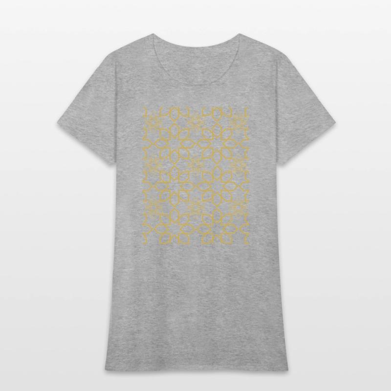 Yellow Gold Geometric T-Shirt