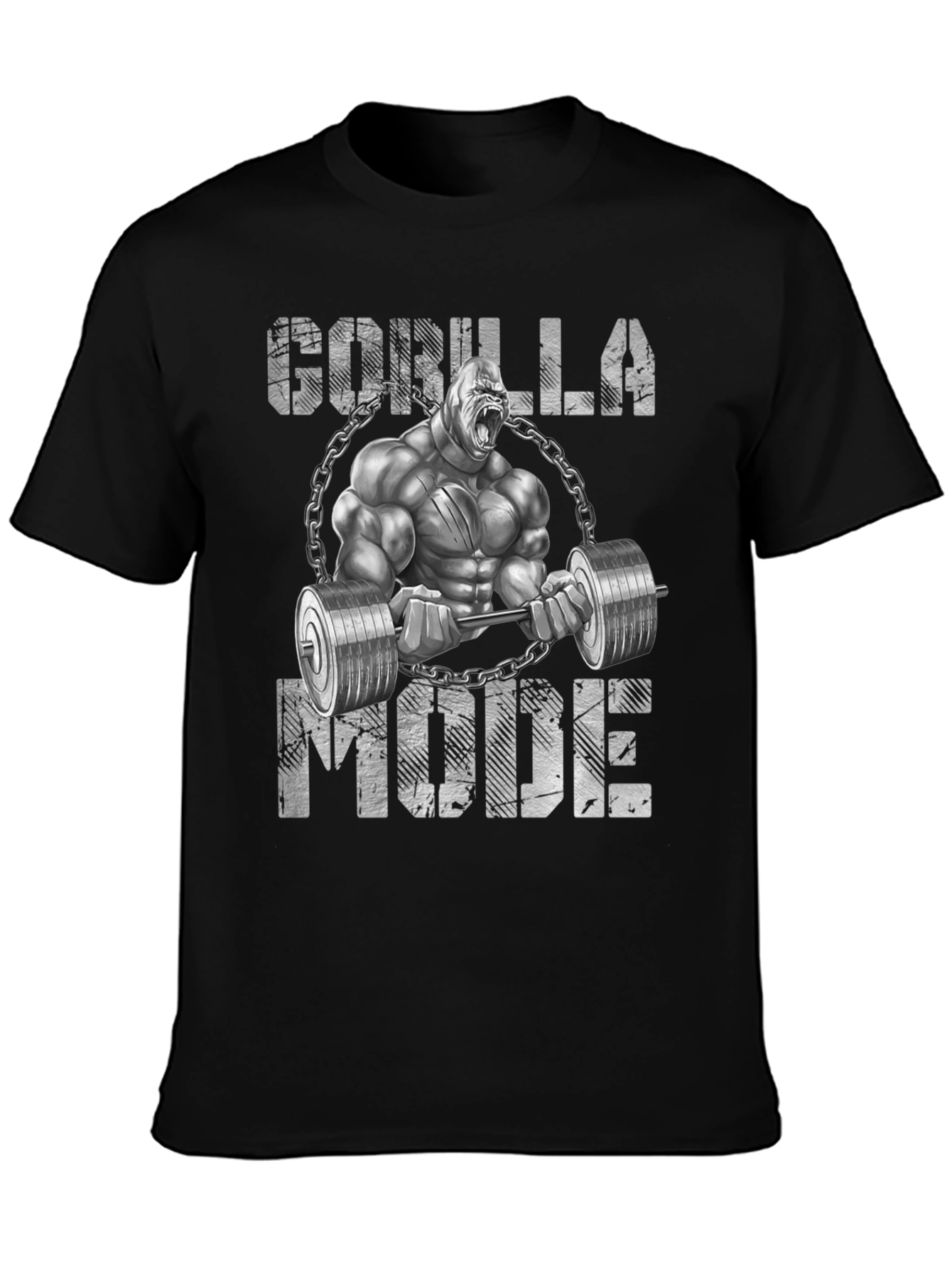 Gorilla Mode Gym T-Shirt - Bodybuilding Fitness Tee