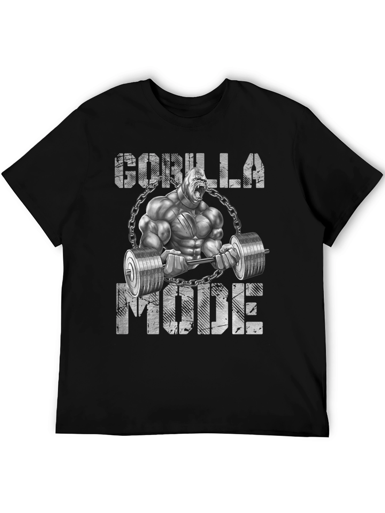 Gorilla Mode Gym T-Shirt - Bodybuilding Fitness Tee