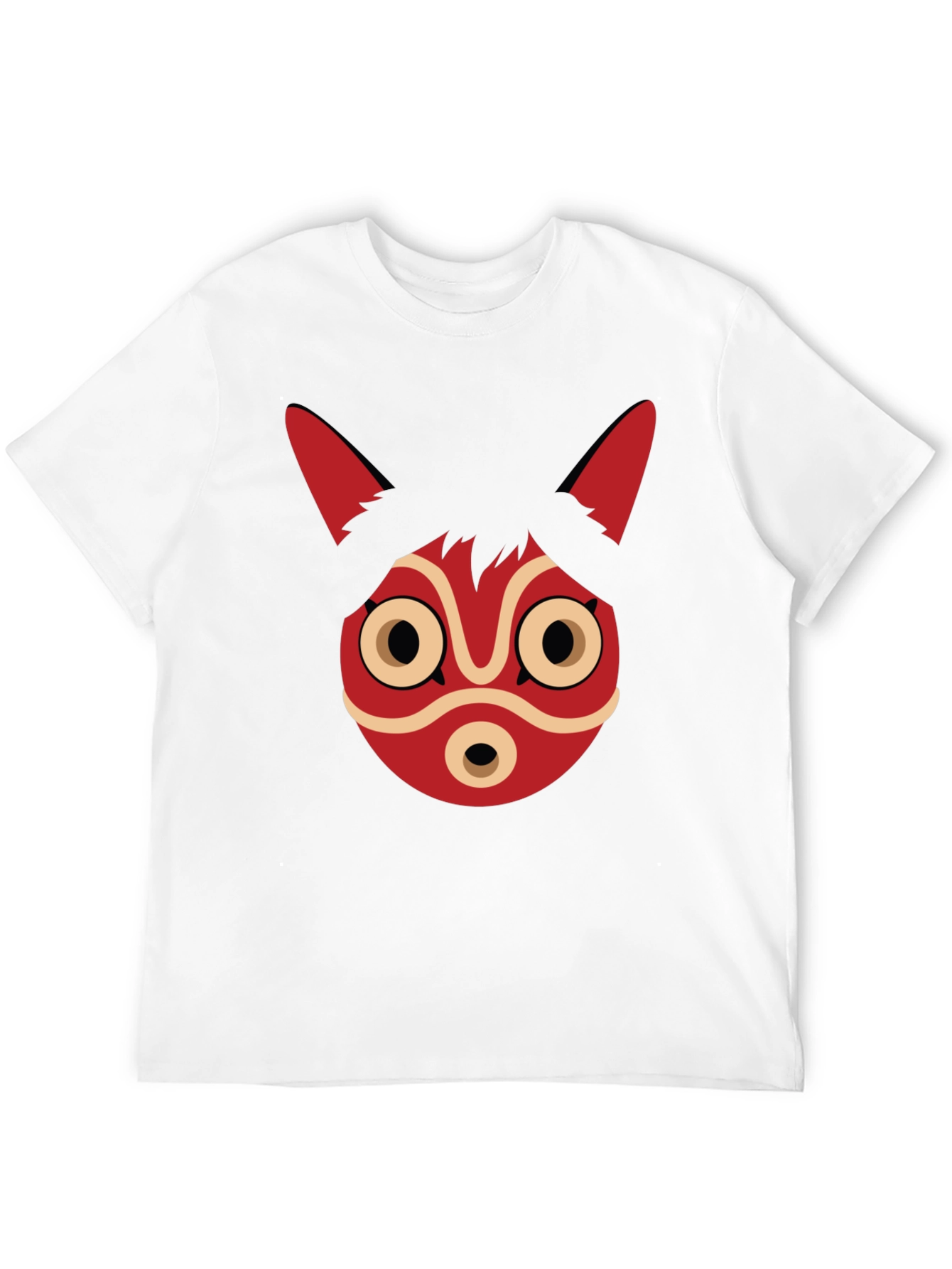 Mononoke Mask Graphic Tee - Anime Inspired