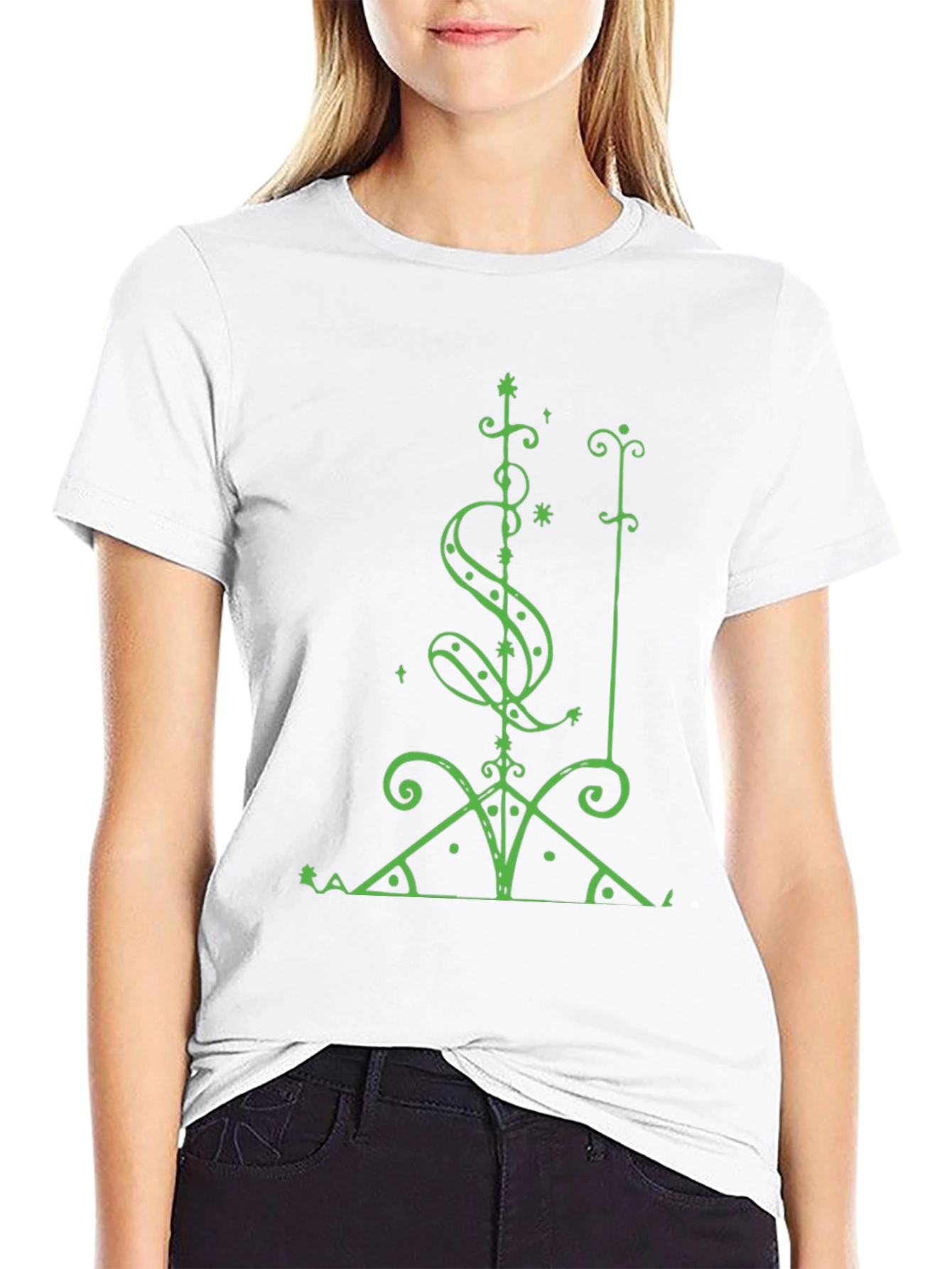 Green Veve Symbol Graphic Tee