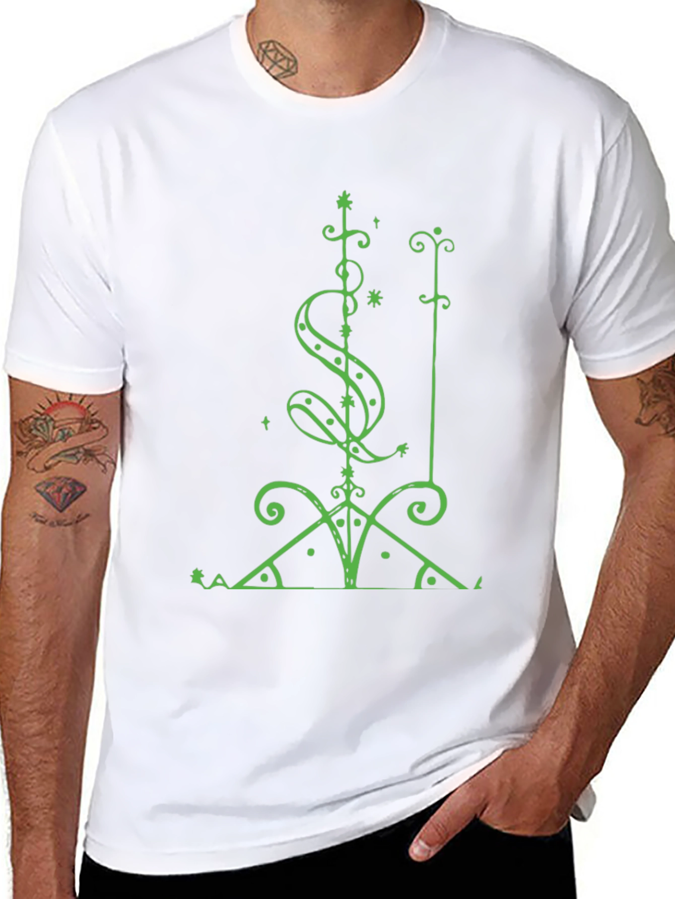 Green Veve Symbol Graphic Tee