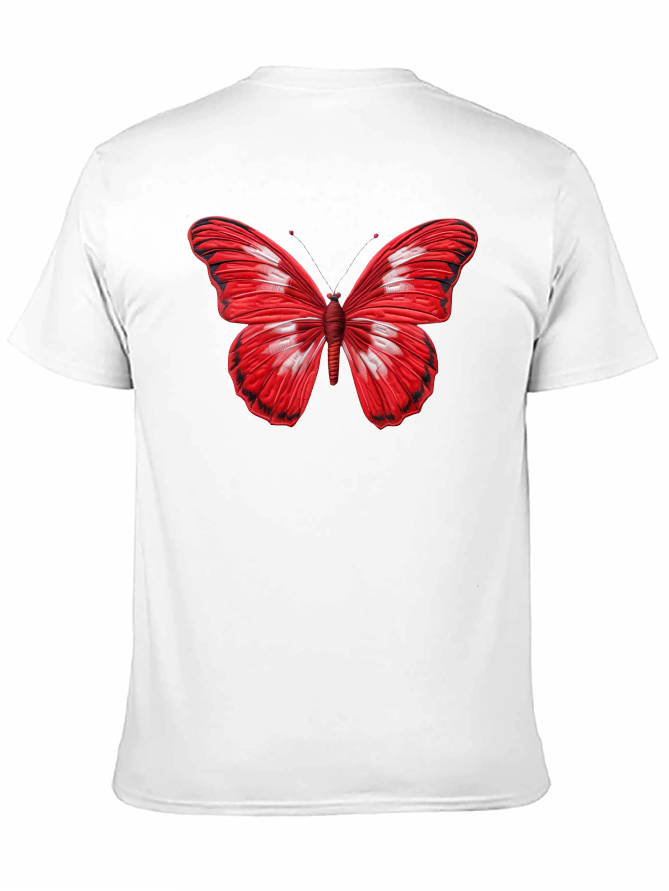 Butterfly Graphic Black T-Shirt - Stylish Mens Tee