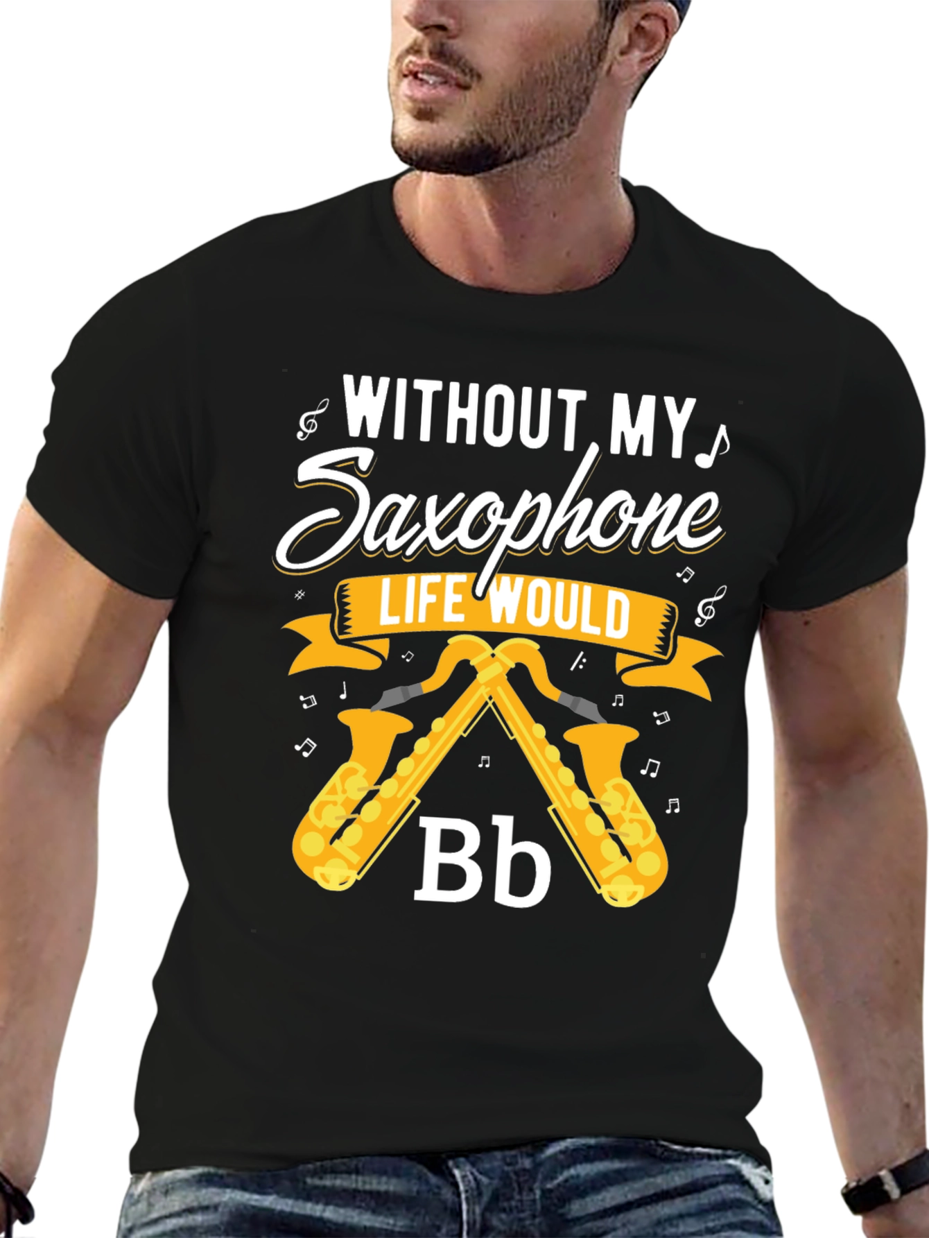 Saxophone T-Shirt - Music Lover Tee