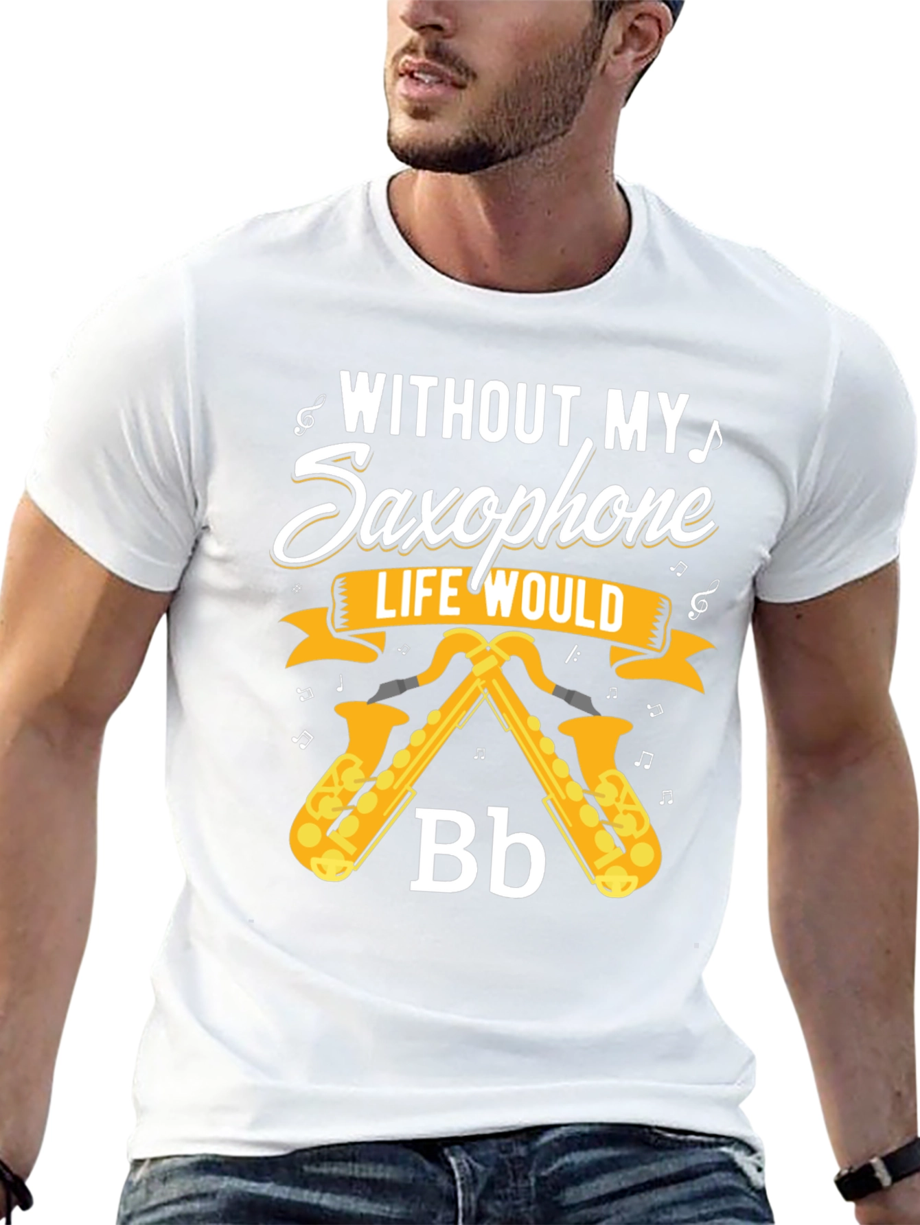 Saxophone T-Shirt - Music Lover Tee