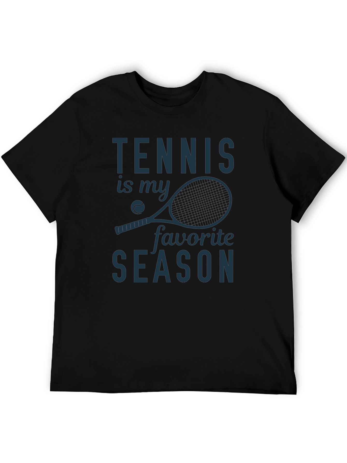 Tennis is My Favorite Season Graphic T-Shirt