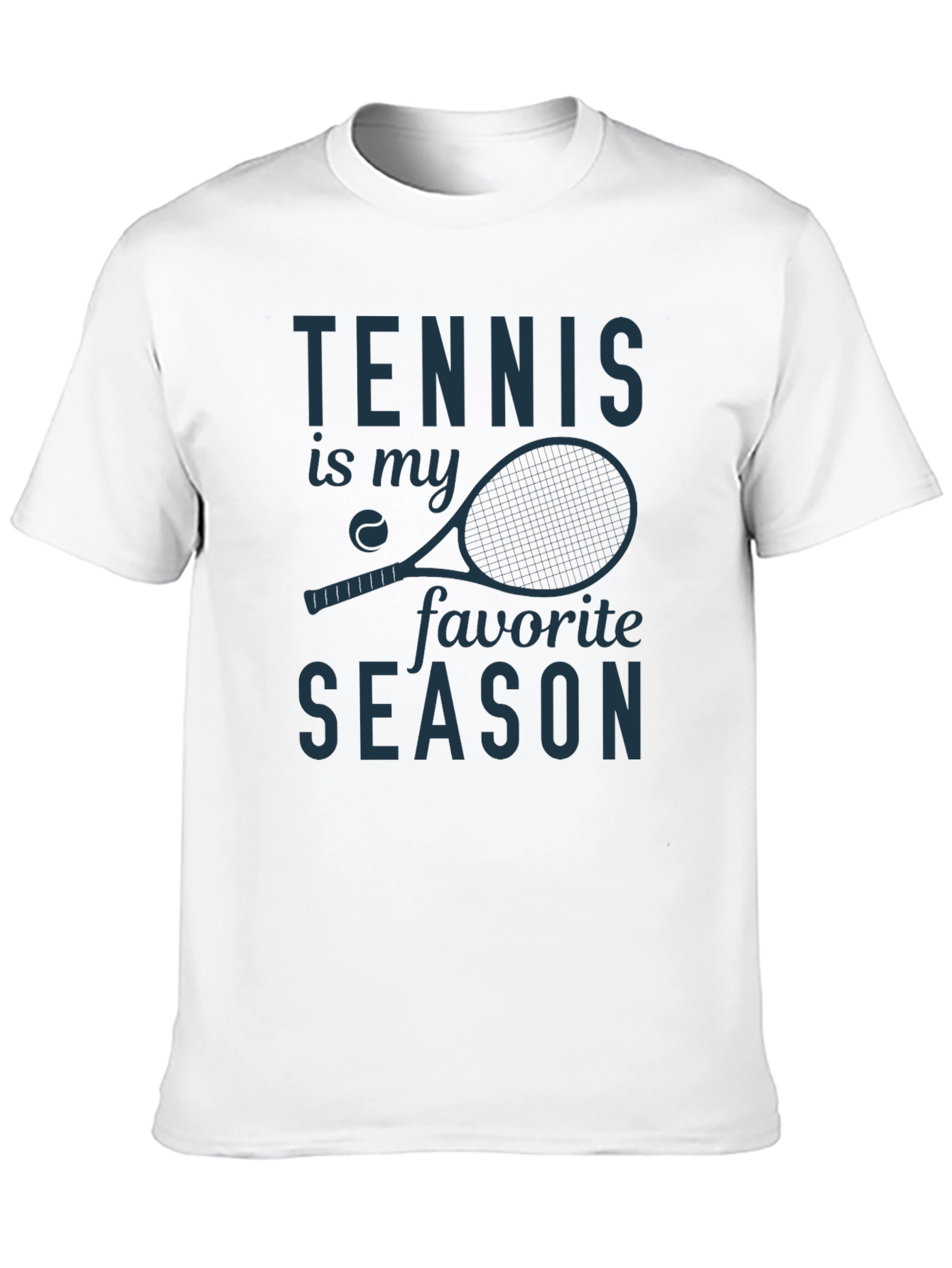 Tennis is My Favorite Season Graphic T-Shirt