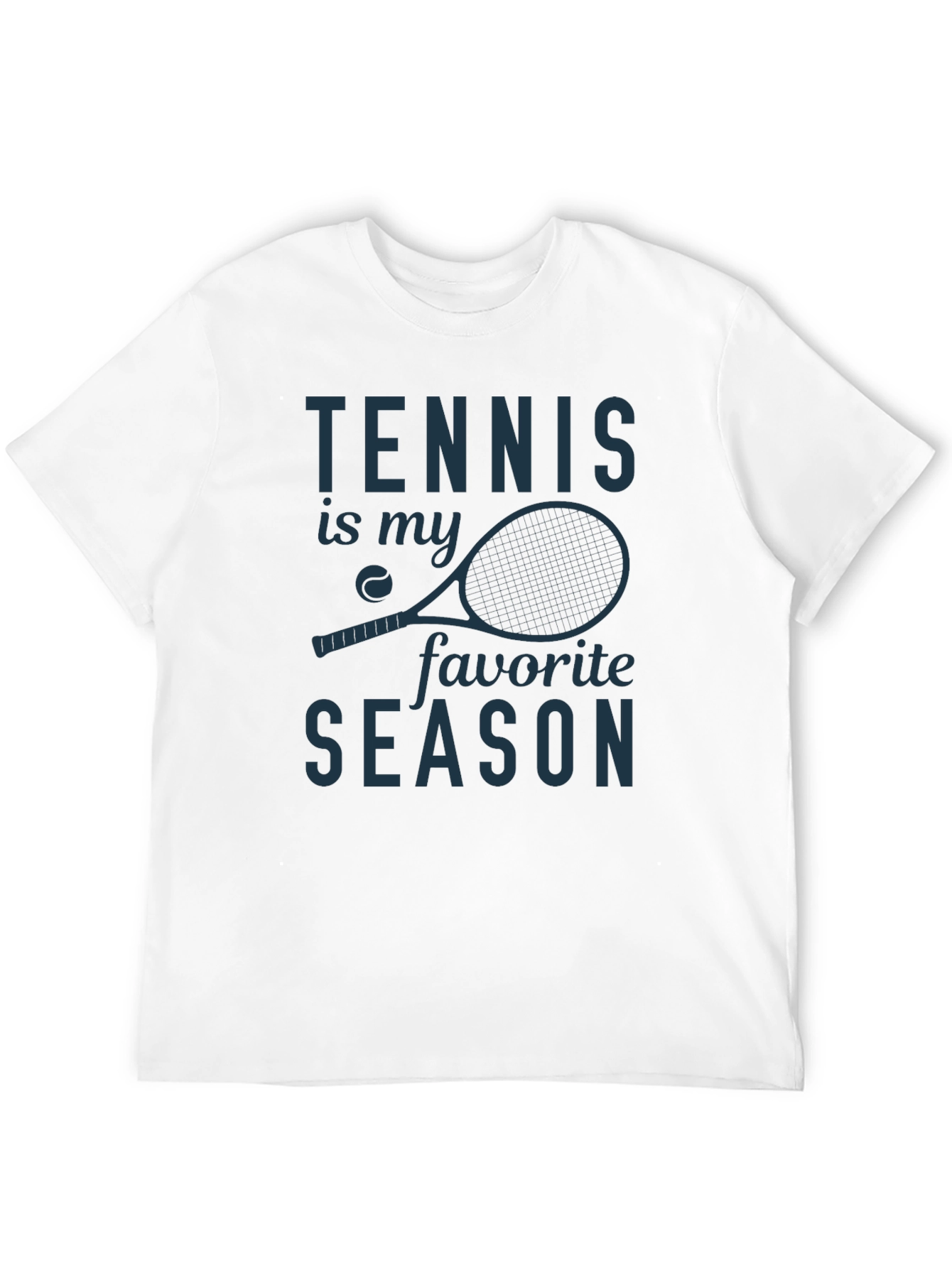 Tennis is My Favorite Season Graphic T-Shirt