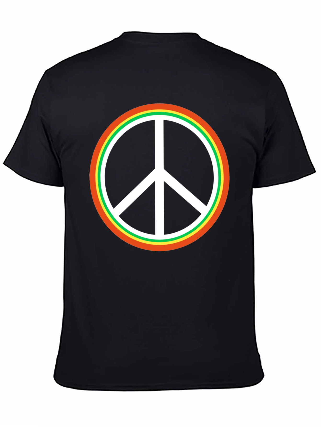 Peace Sign Black T-Shirt