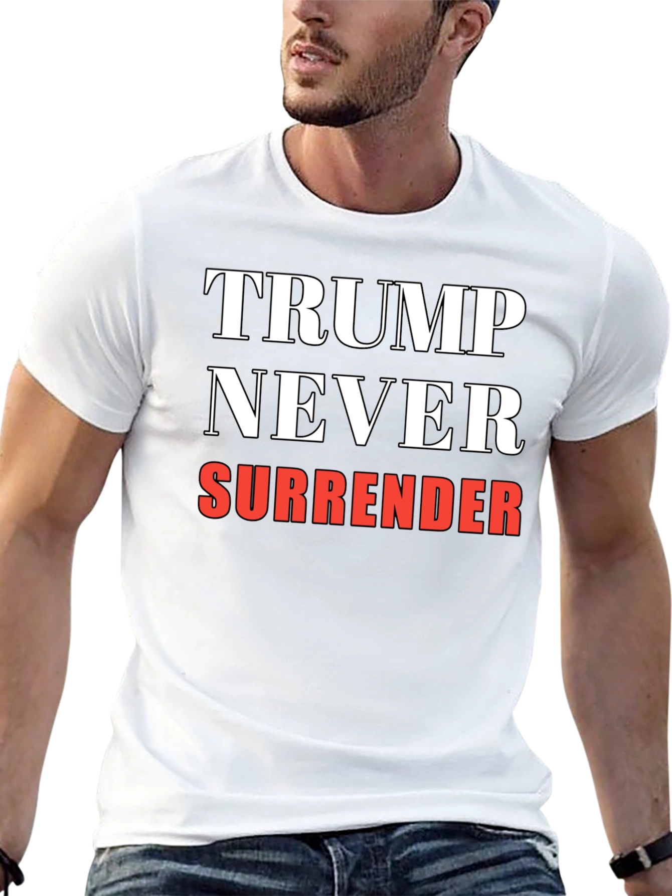 Trump Never Surrender Graphic Tee