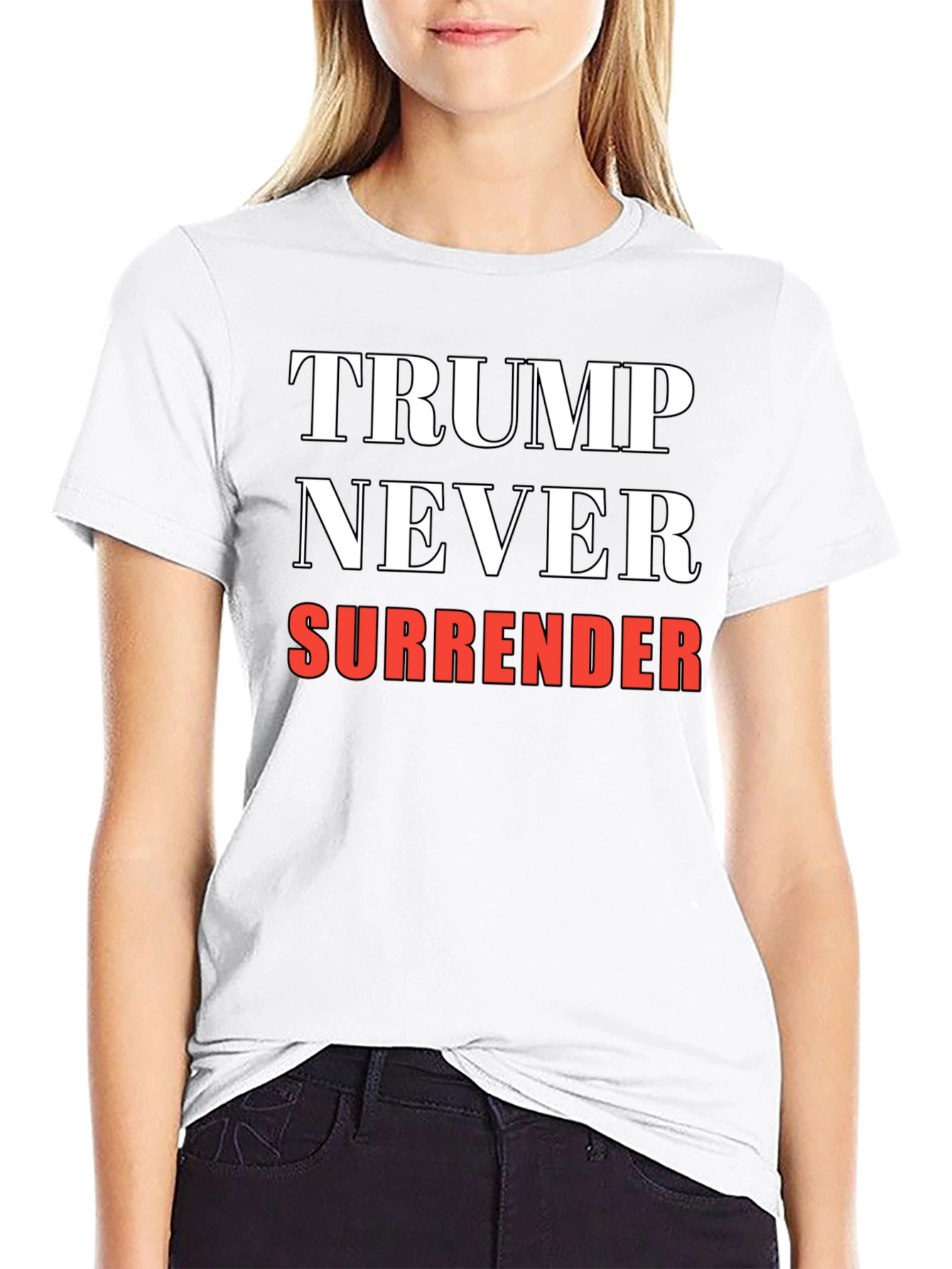 Trump Never Surrender Graphic Tee