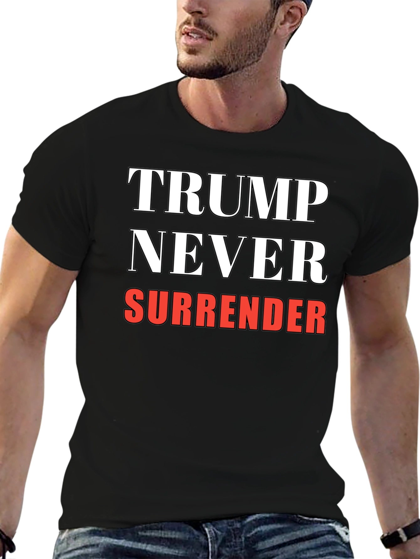 Trump Never Surrender Graphic Tee