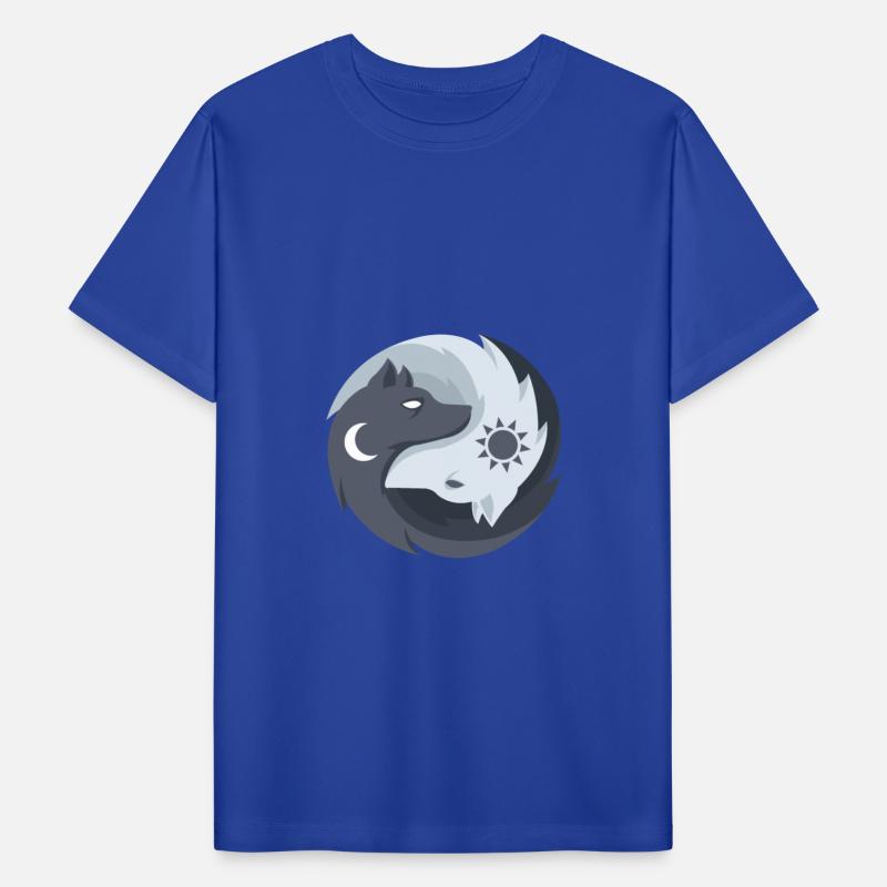 Yin Yang Wolfes Taoism Buddhism Spiritual Balance