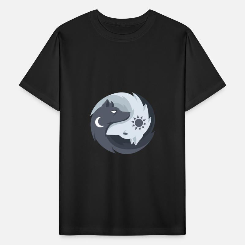 Yin Yang Wolfes Taoism Buddhism Spiritual Balance