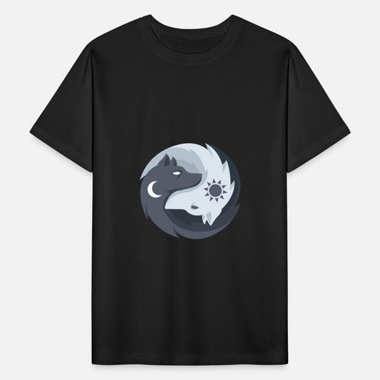 Yin Yang Wolfes Taoism Buddhism Spiritual Balance