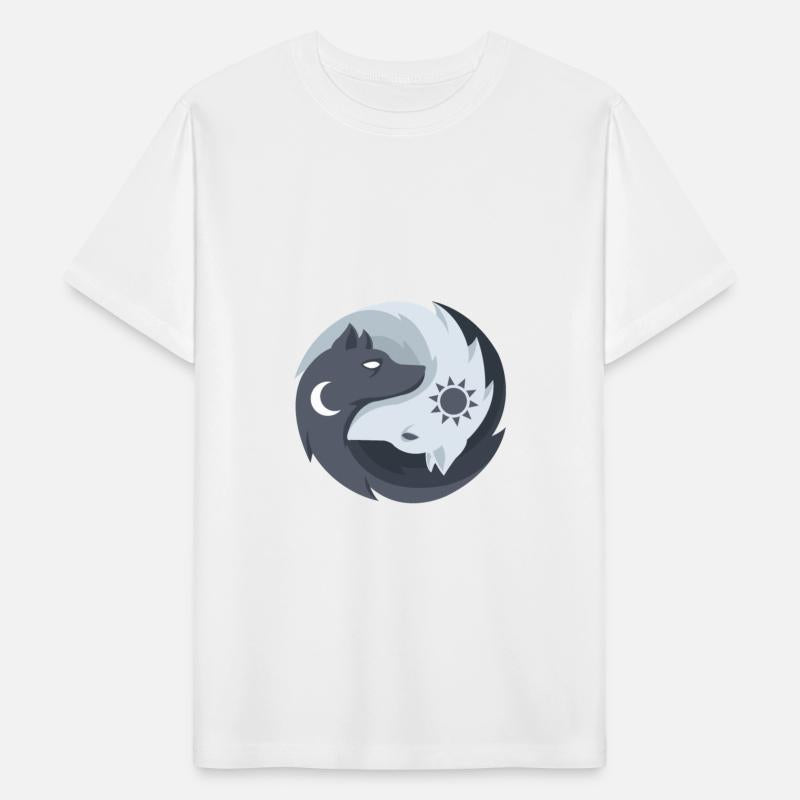 Yin Yang Wolfes Taoism Buddhism Spiritual Balance