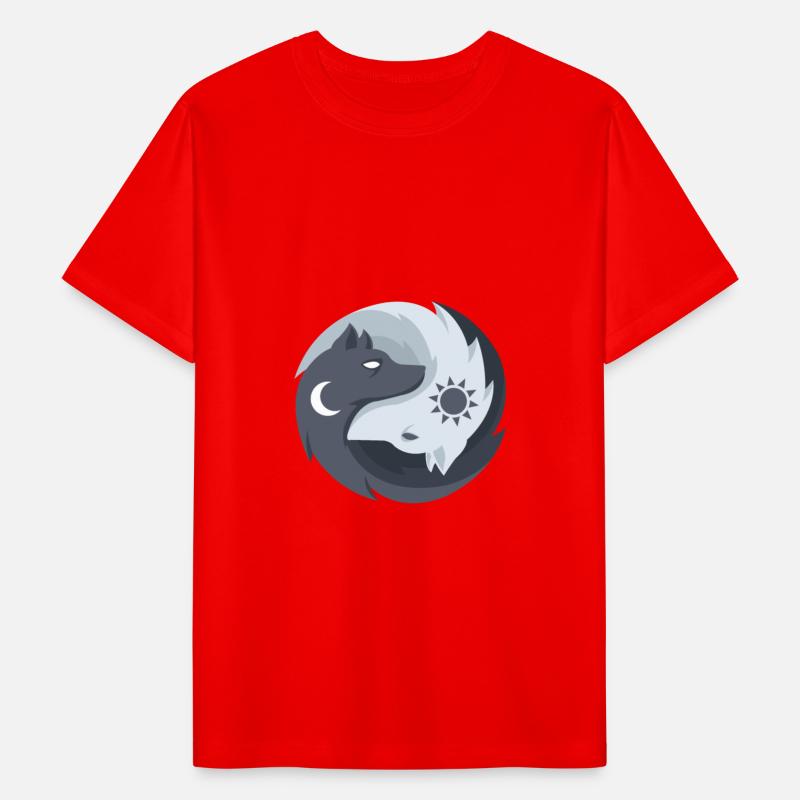 Yin Yang Wolfes Taoism Buddhism Spiritual Balance