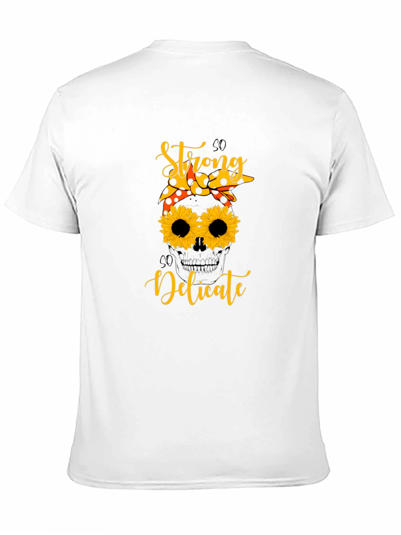 So Strong So Delicate Sunflower Graphic Tee