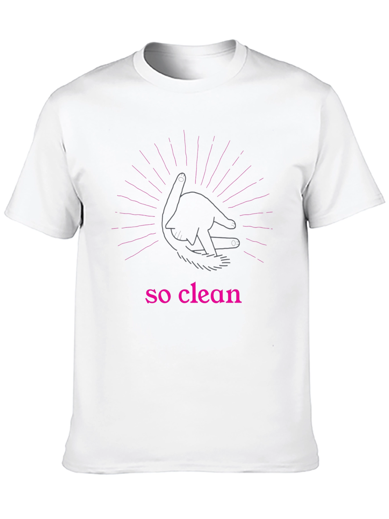 So Clean Graphic Tee - Stylish & Unique