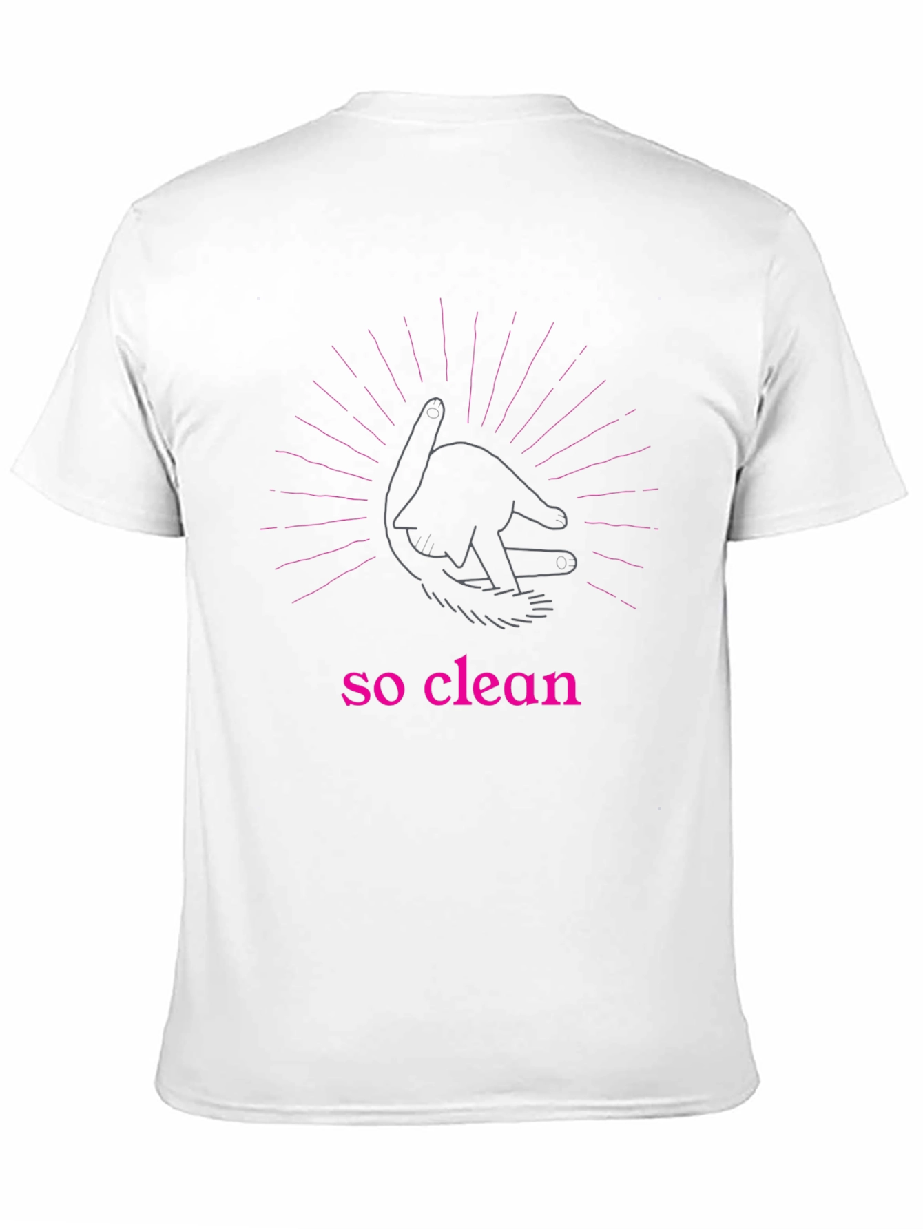 So Clean Graphic Tee - Stylish & Unique