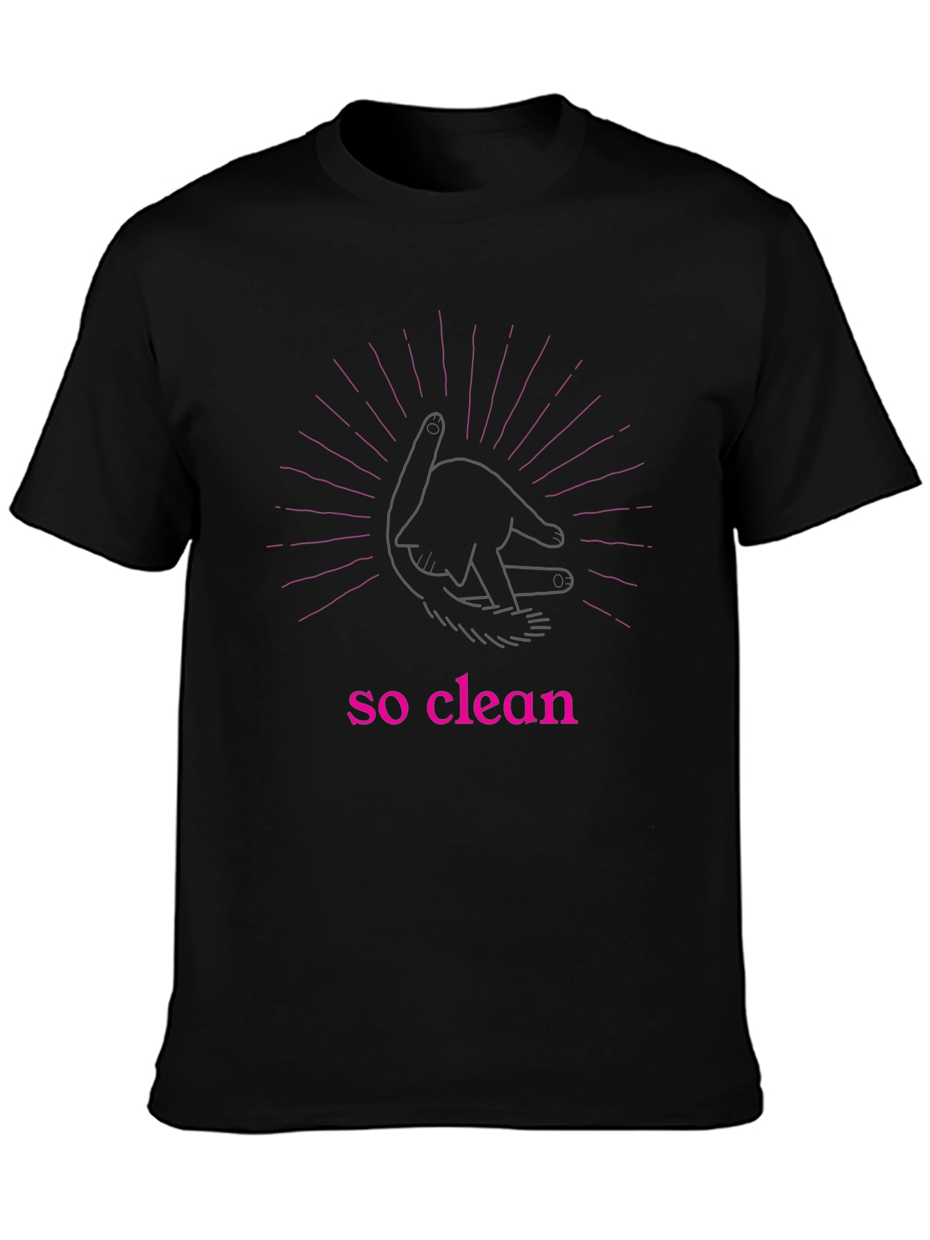 So Clean Graphic Tee - Stylish & Unique