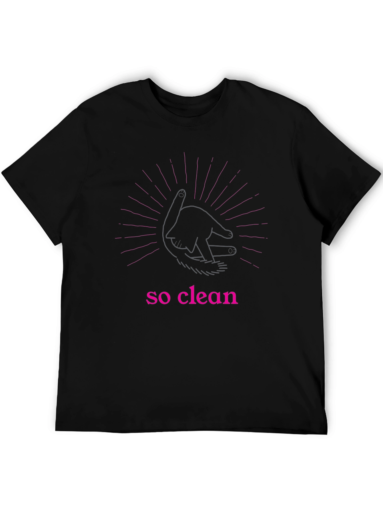 So Clean Graphic Tee - Stylish & Unique