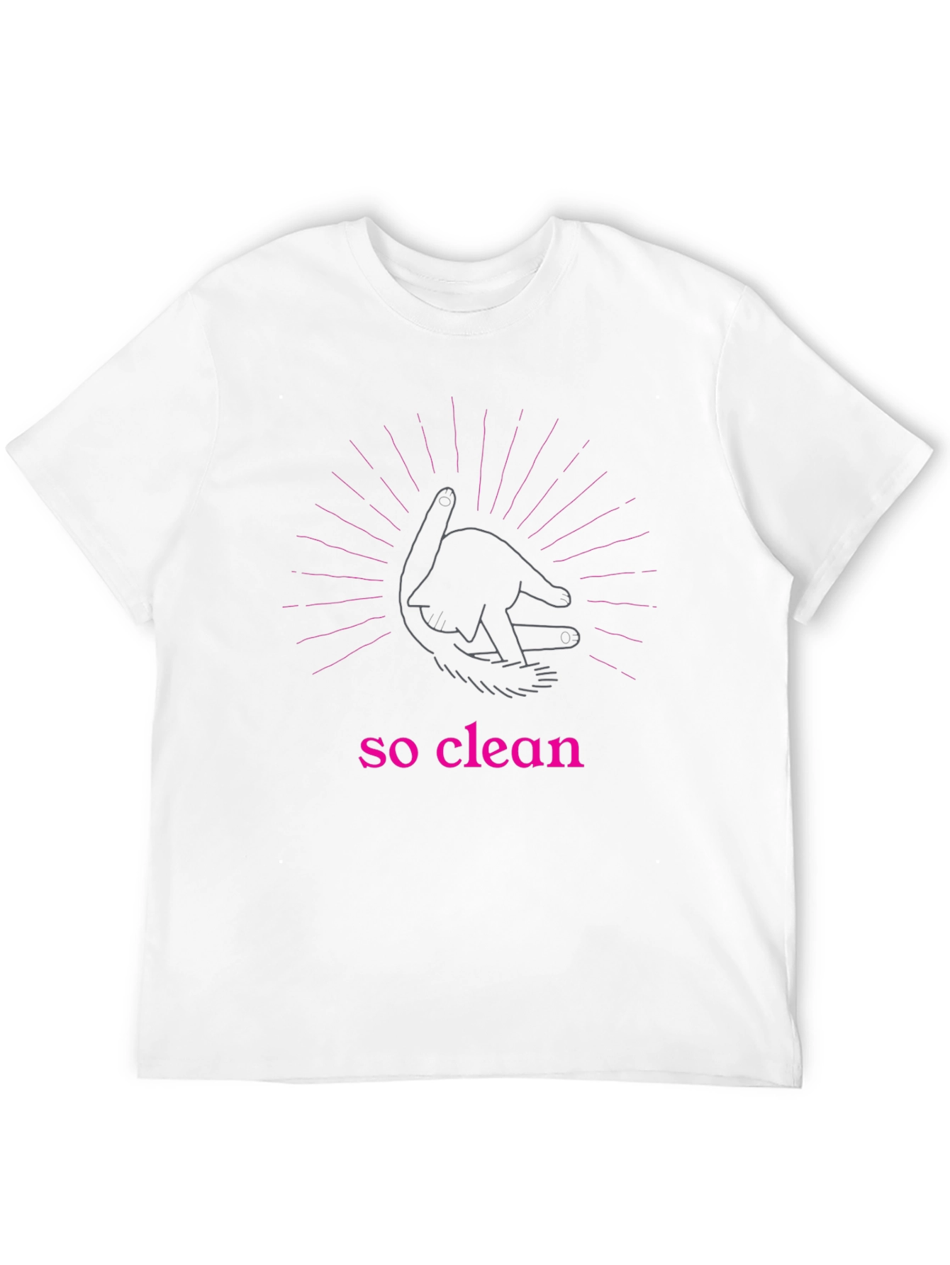 So Clean Graphic Tee - Stylish & Unique
