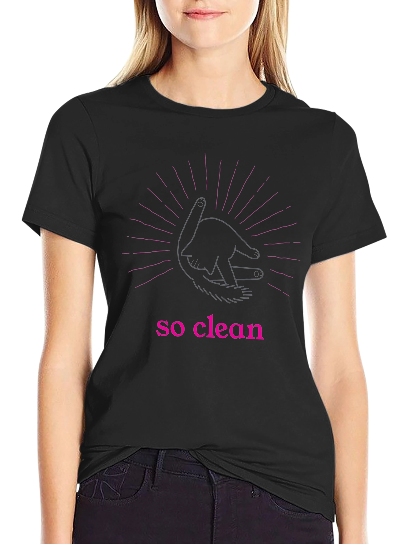 So Clean Graphic Tee - Stylish & Unique