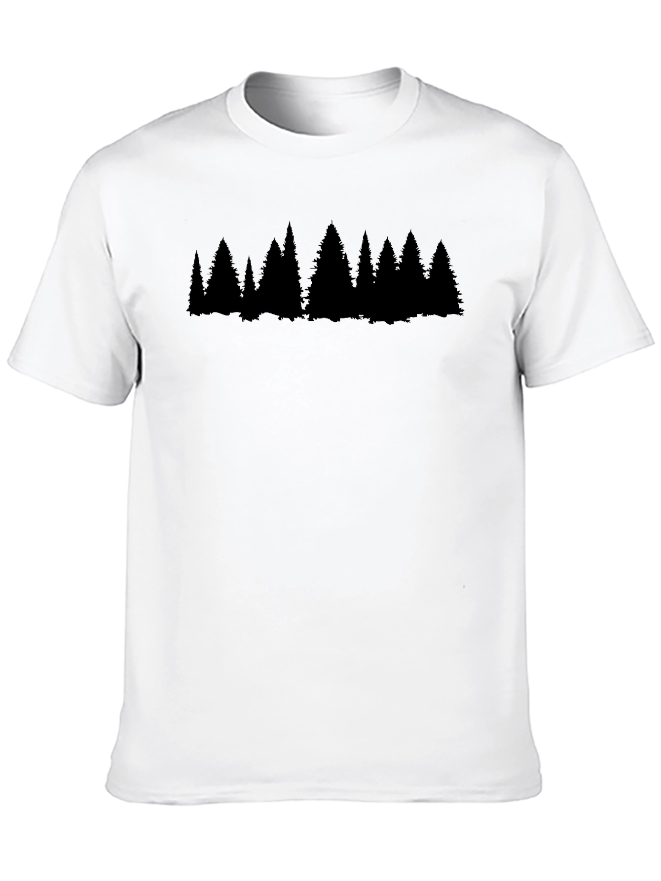 Nature Silhouette T-Shirt - Black
