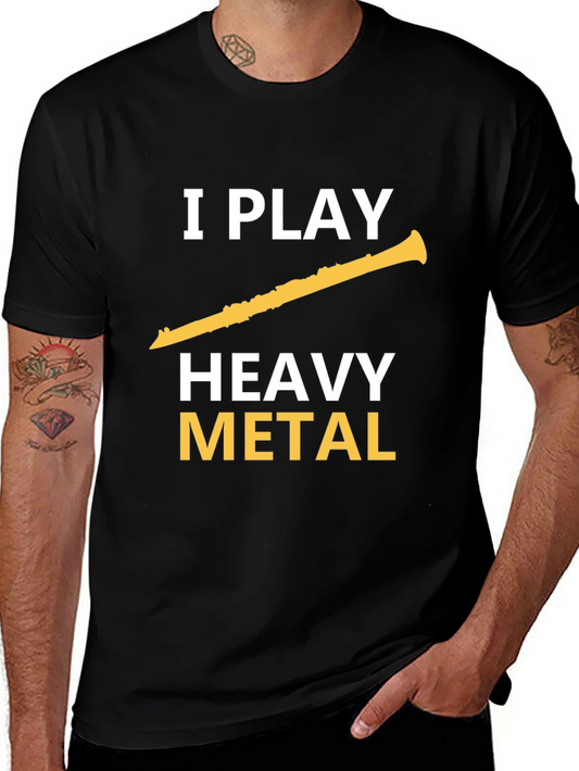 I Play Heavy Metal Clarinet T-Shirt