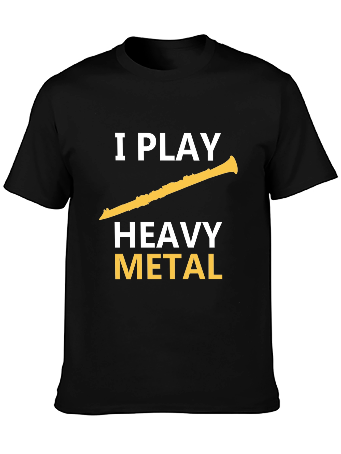 I Play Heavy Metal Clarinet T-Shirt