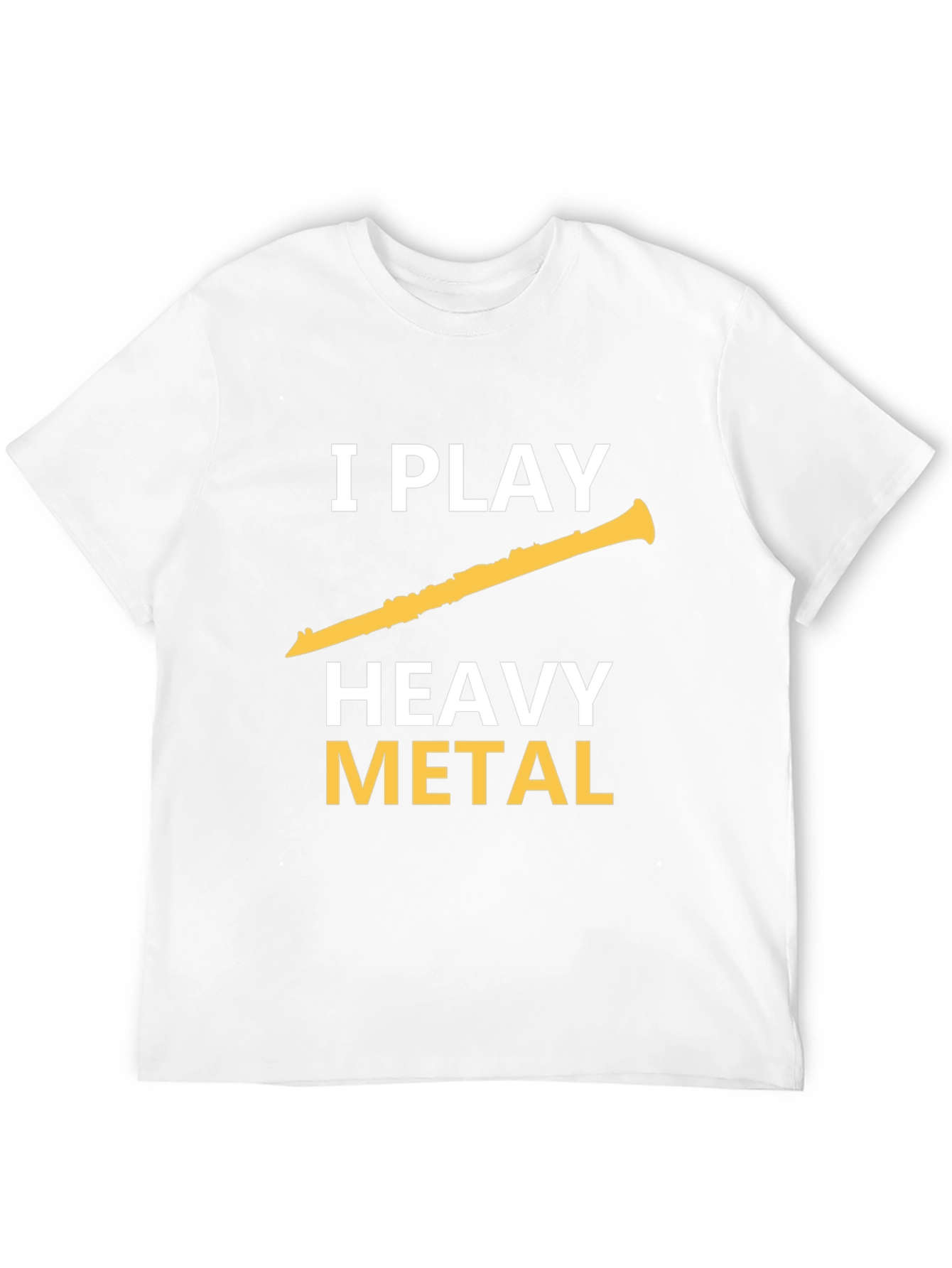 I Play Heavy Metal Clarinet T-Shirt