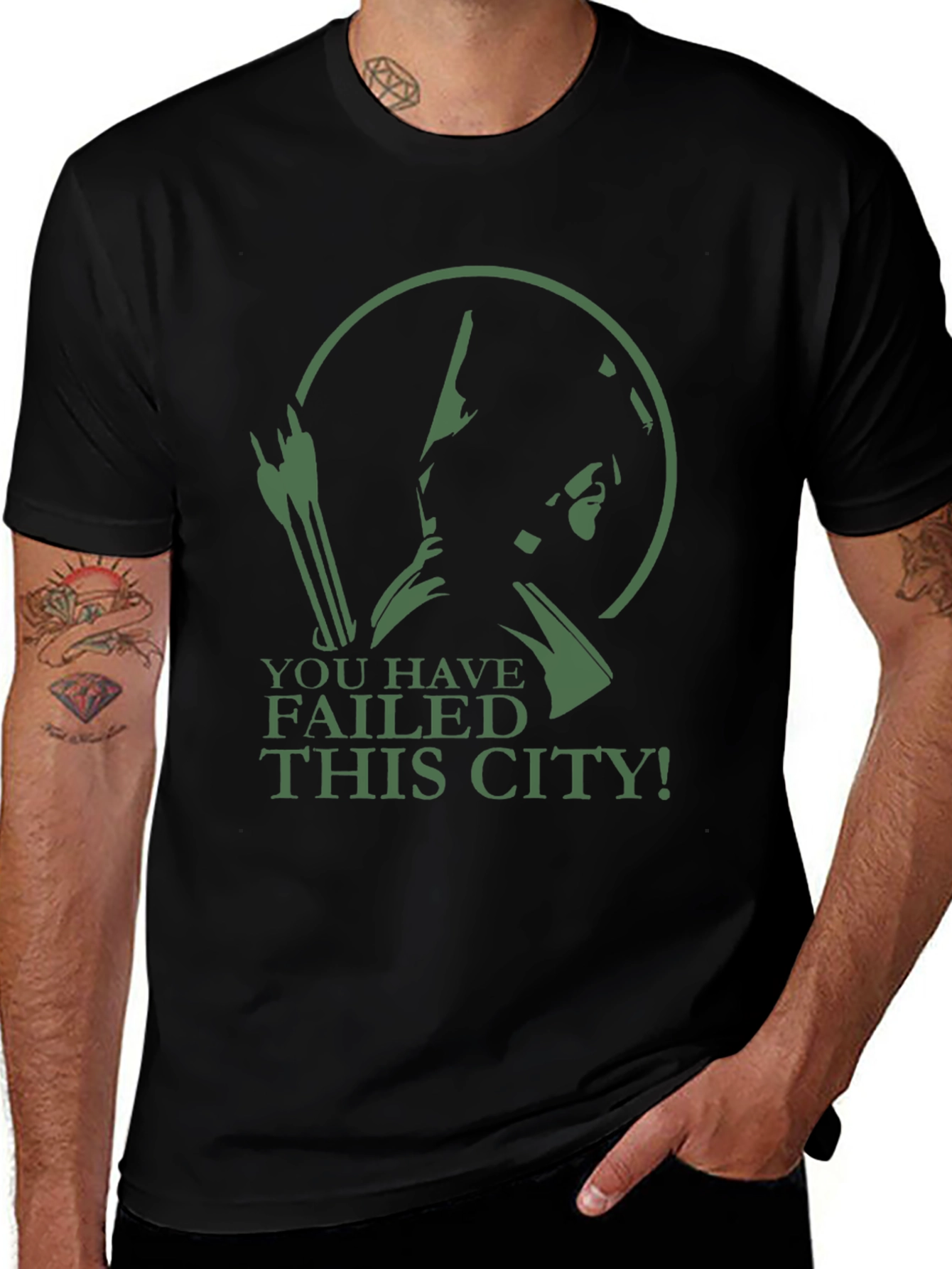 Green Arrow T-Shirt - You Have Failed This City