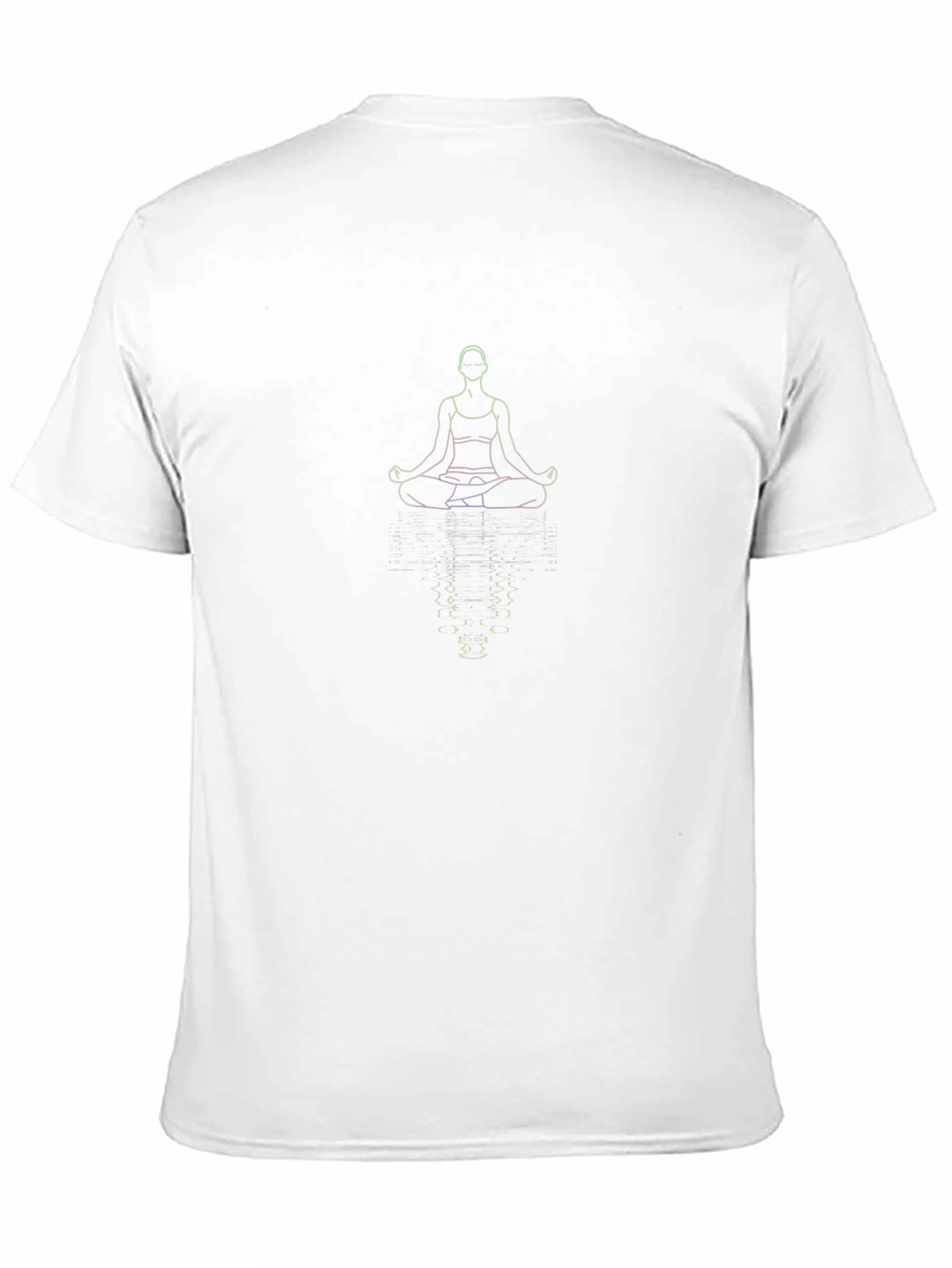 Meditative Reflection Tee - Yoga Inspired Graphic