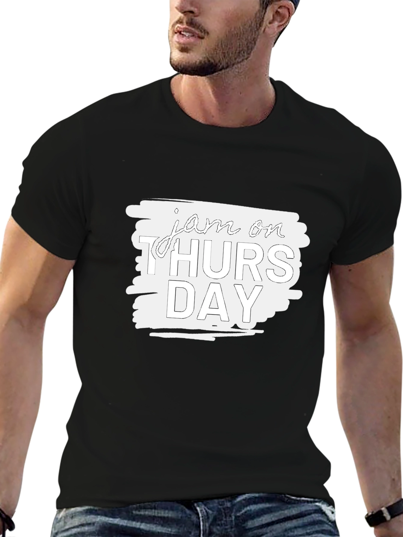 Jam On Thursday Graphic Tee - Black