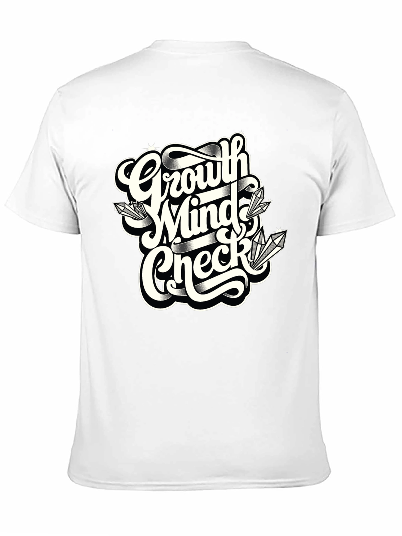 Growth Mindset T-Shirt - Black Graphic Tee