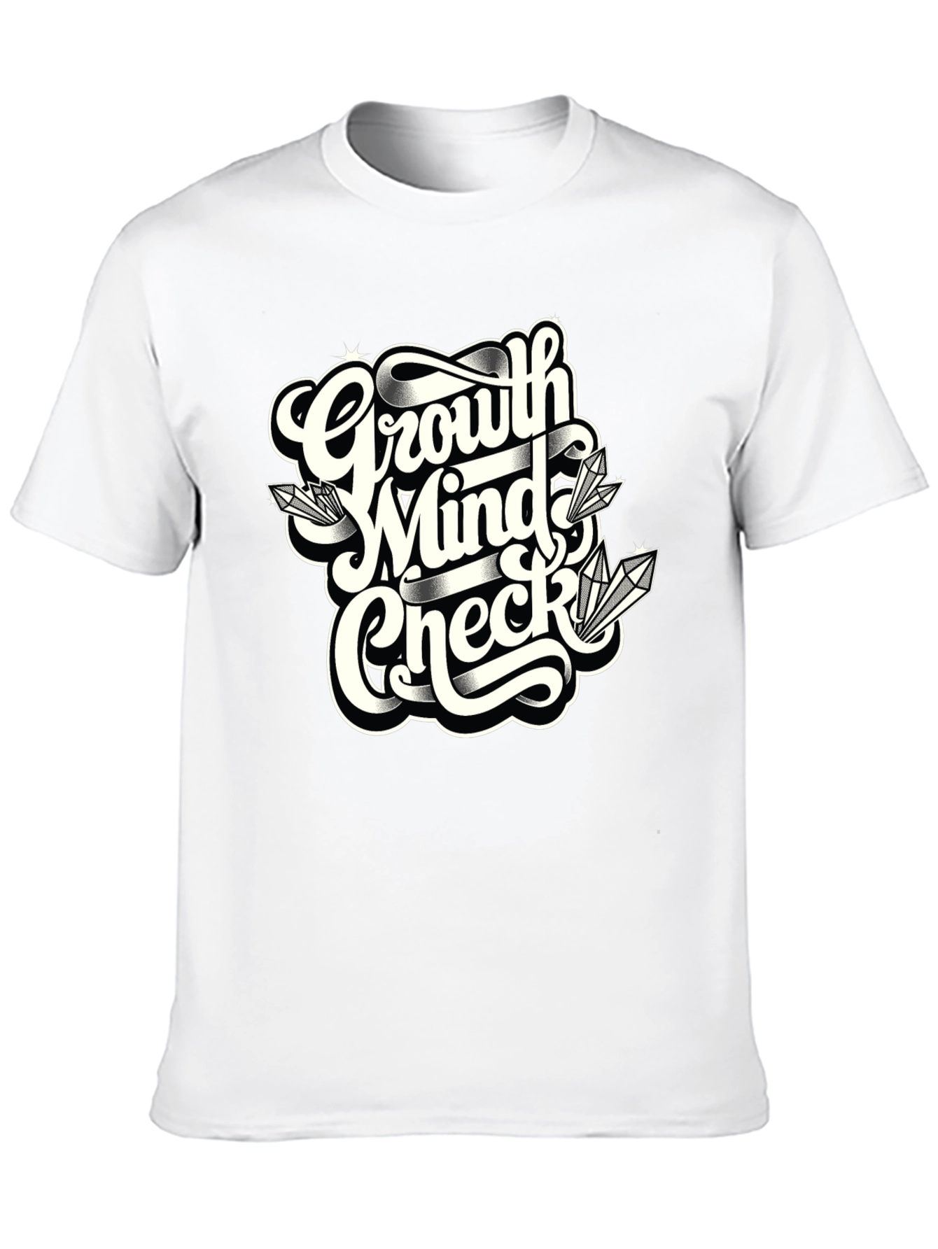 Growth Mindset T-Shirt - Black Graphic Tee