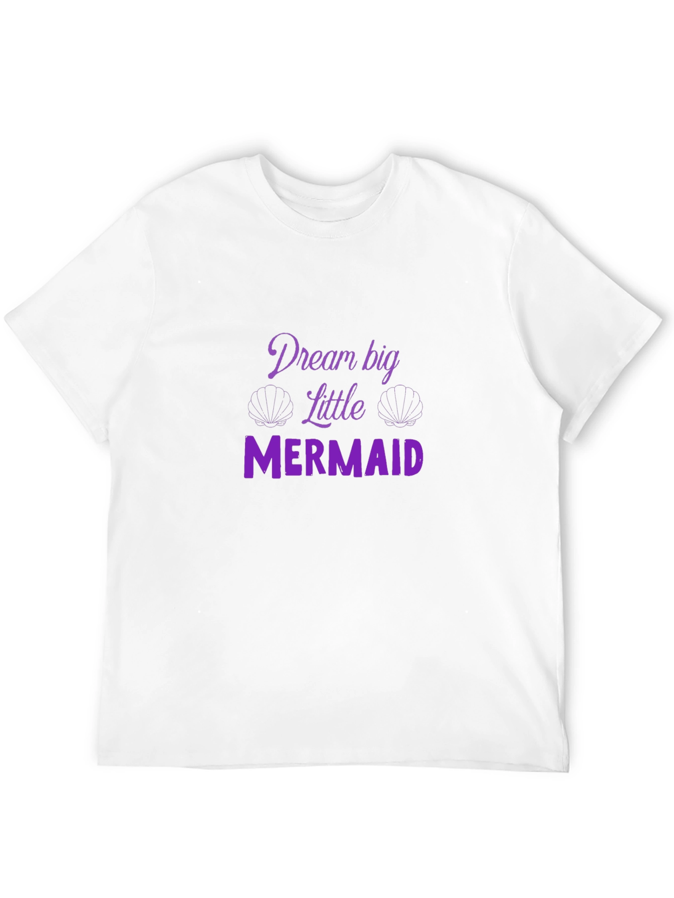Dream Big Little Mermaid Black T-Shirt