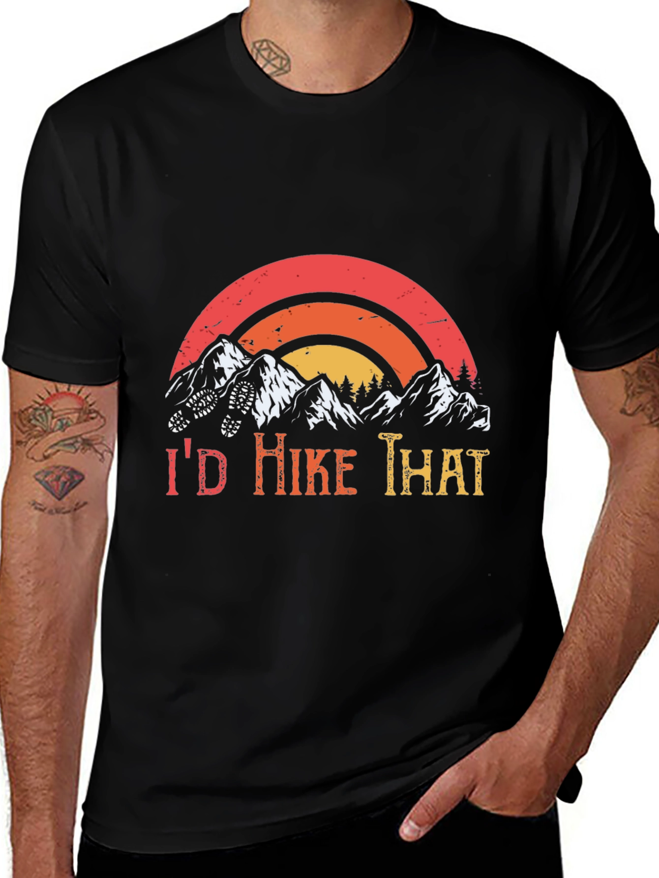 Id Hike That Graphic Tee