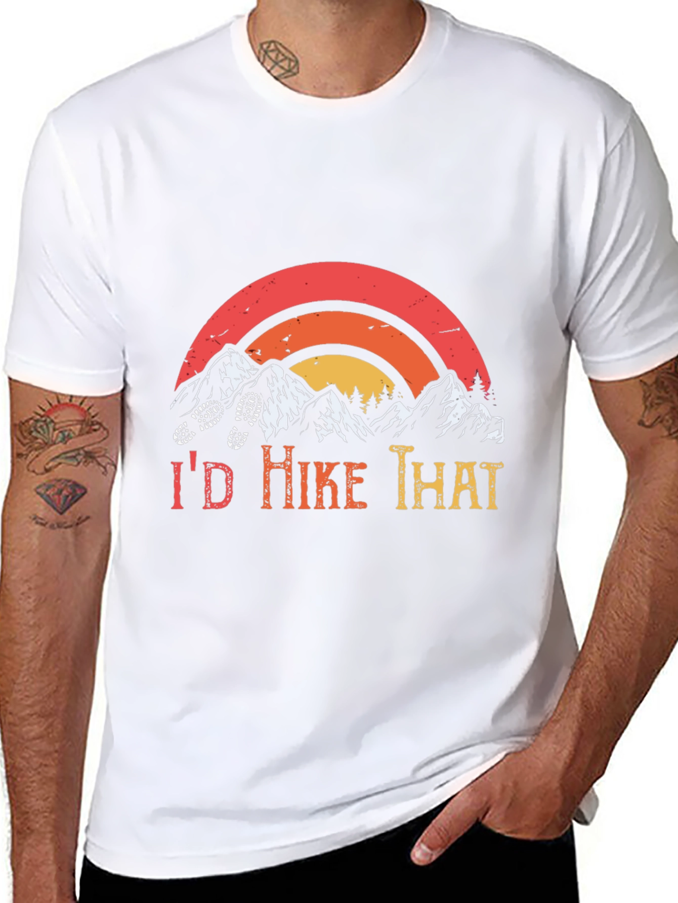 Id Hike That Graphic Tee